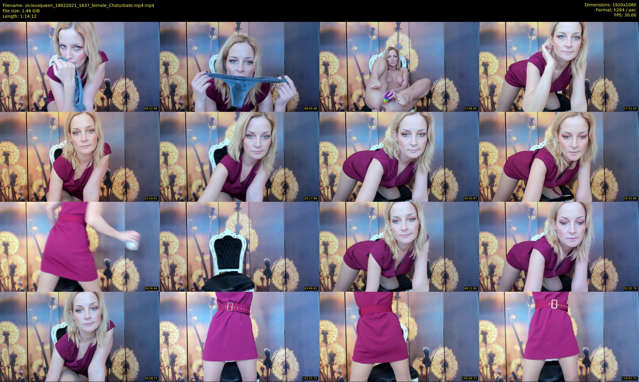 viciousqueen — 75 minute Chaturbate female cam show recording, 1080p, Feb 18, 2021