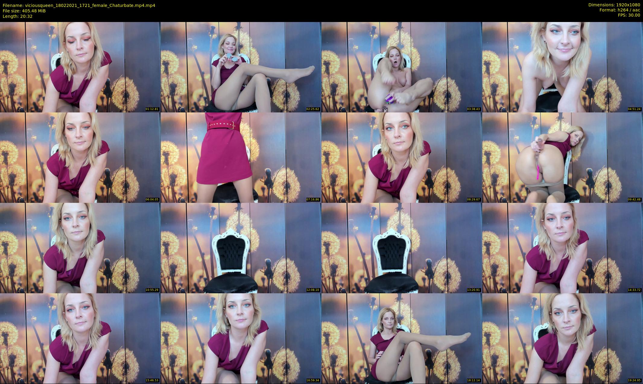 viciousqueen — 21 minute Chaturbate female cam show recording, 1080p, Feb 18, 2021