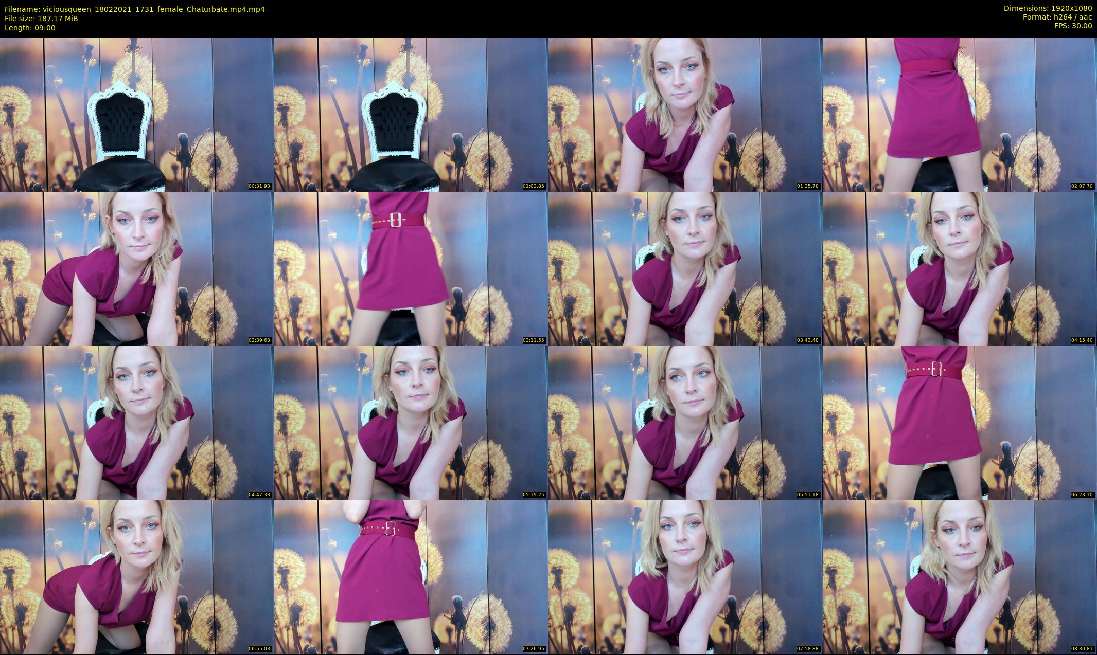 viciousqueen — 9 minute Chaturbate female cam show recording, 1080p, Feb 18, 2021
