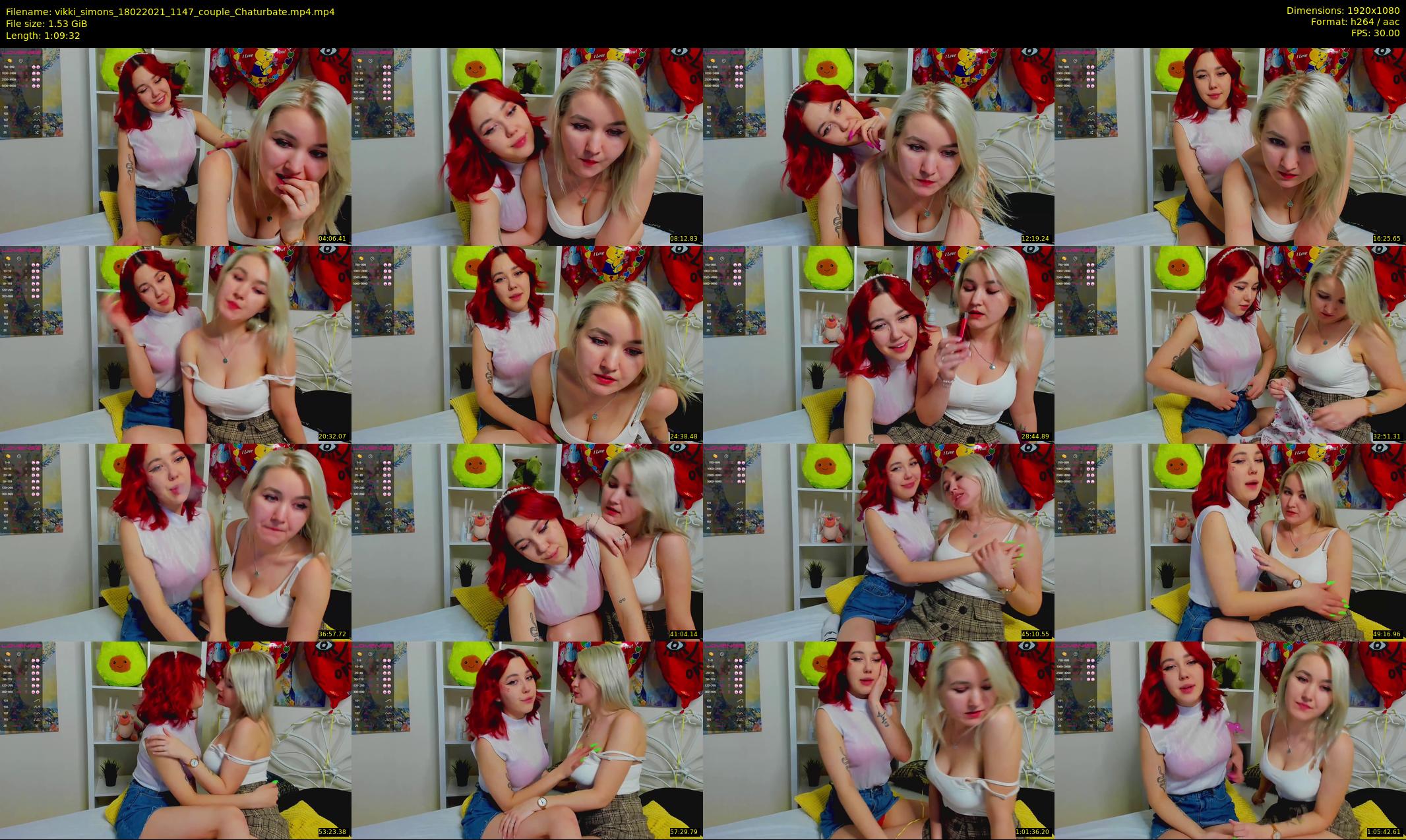 vikki_simons — 70 minute Chaturbate couple cam show recording, 1080p, Feb 18, 2021