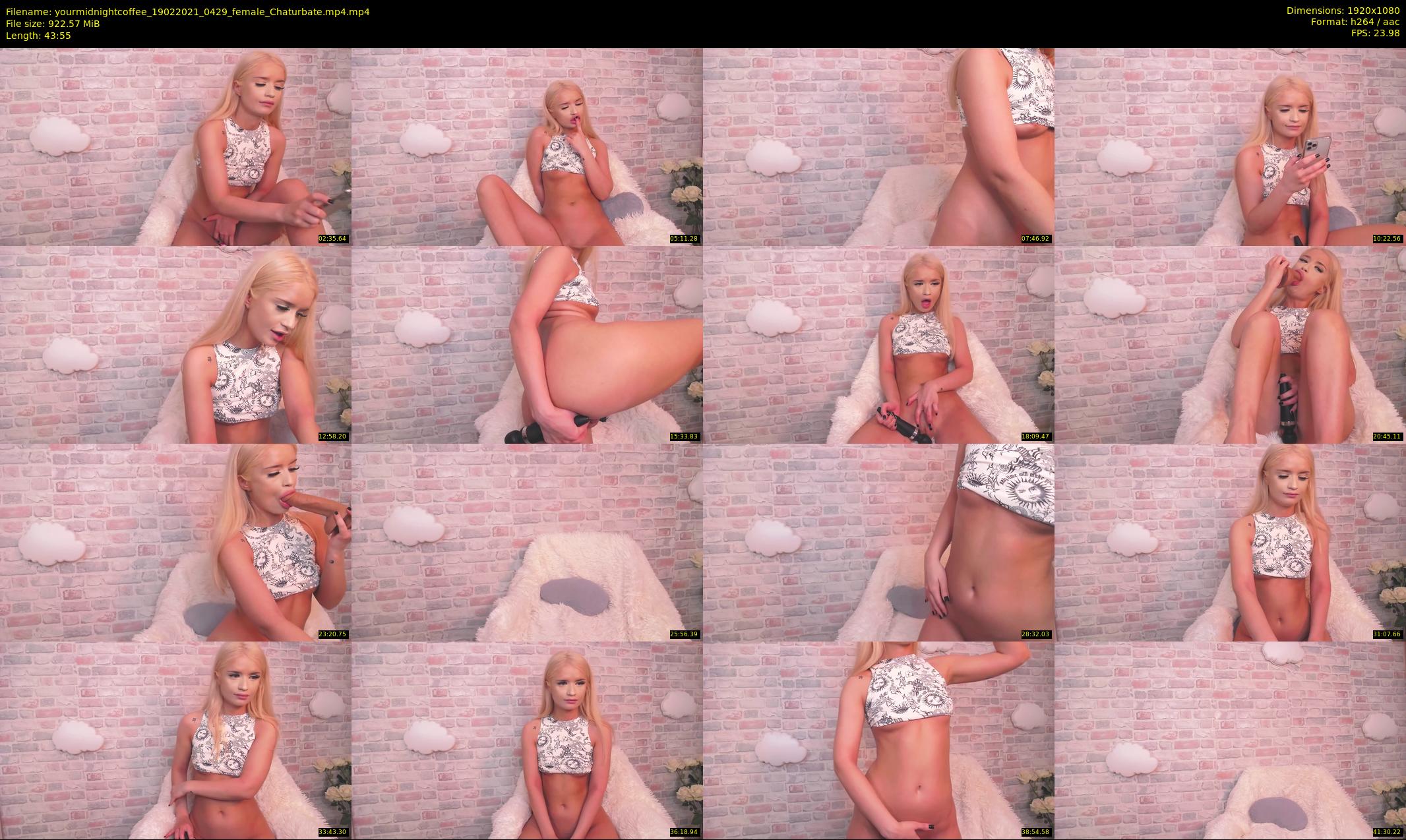 yourmidnightcoffee — 44 minute Chaturbate female cam show recording, 1080p, Feb 19, 2021