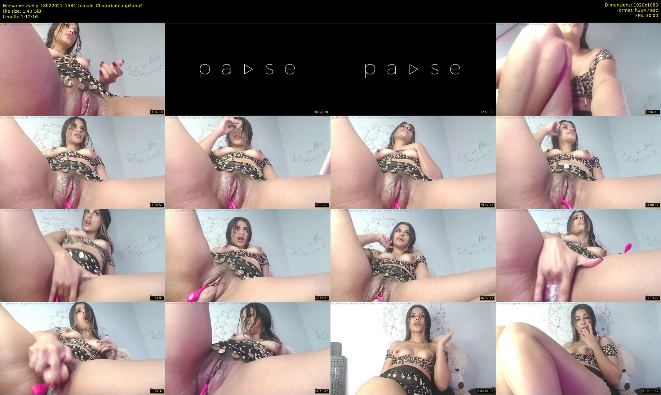 zyelly — 73 minute Chaturbate female cam show recording, 1080p, Feb 18, 2021