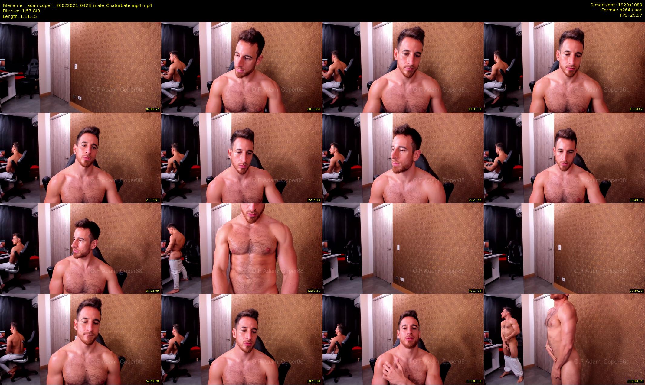 _adamcoper_ — 72 minute Chaturbate male cam show recording, 1080p, Feb 20, 2021