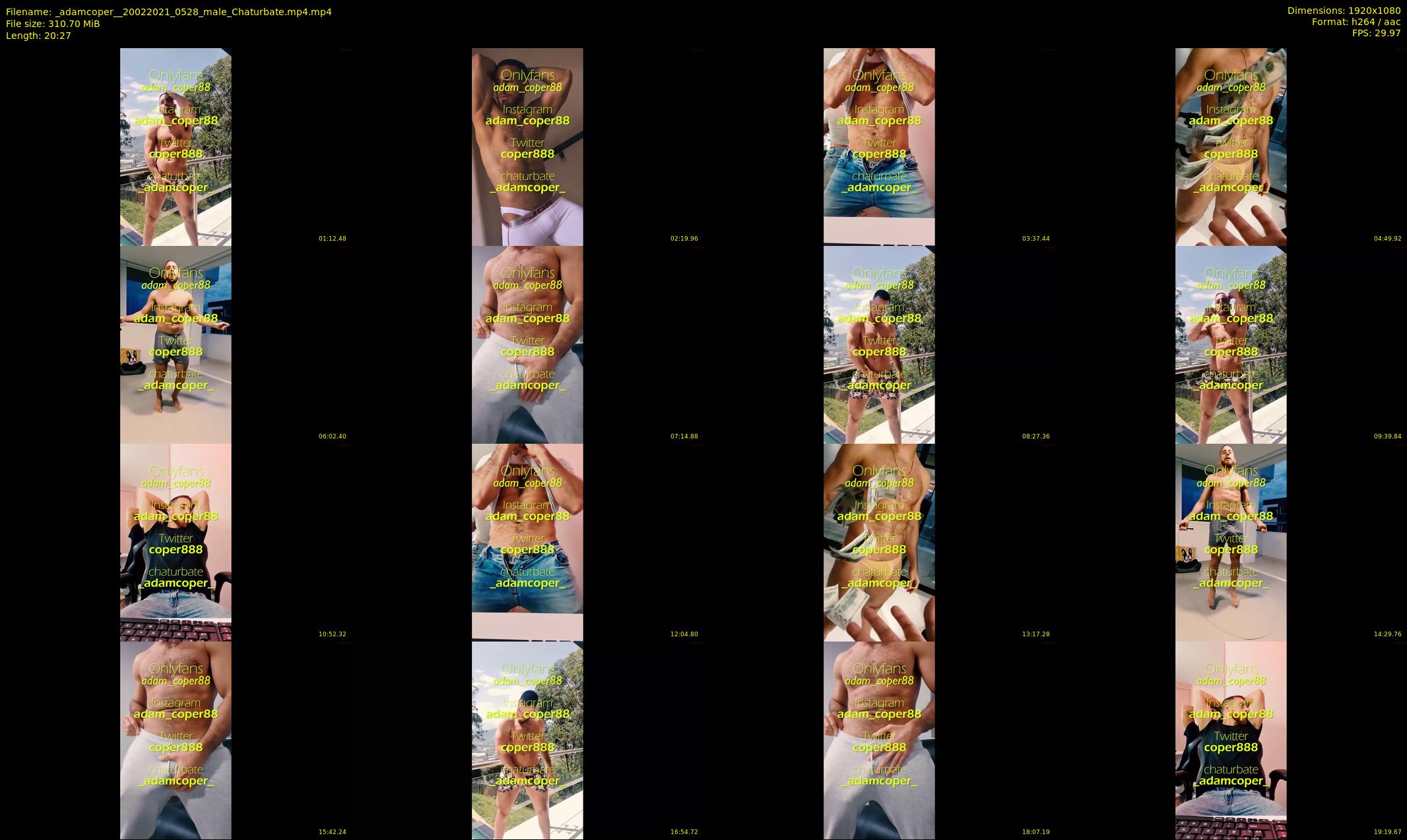 _adamcoper_ — 21 minute Chaturbate male cam show recording, 1080p, Feb 20, 2021