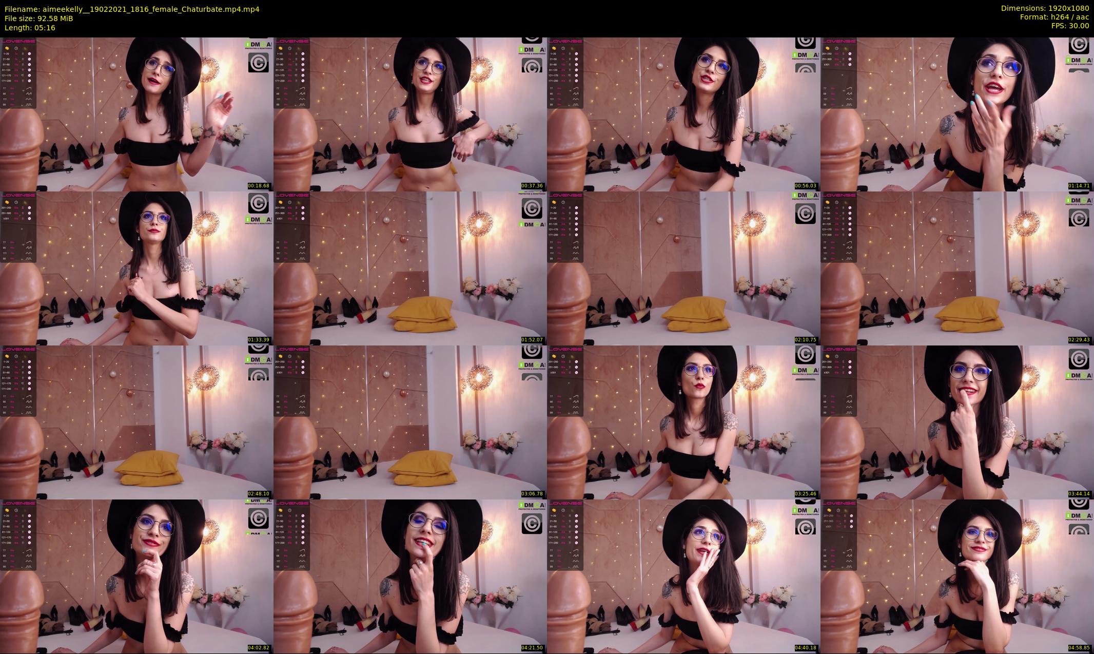 aimeekelly_ — 6 minute Chaturbate female cam show recording, 1080p, Feb 19, 2021