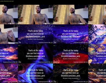 alexyork — 20 minute Chaturbate male cam show recording, 1080p, Feb 20, 2021
