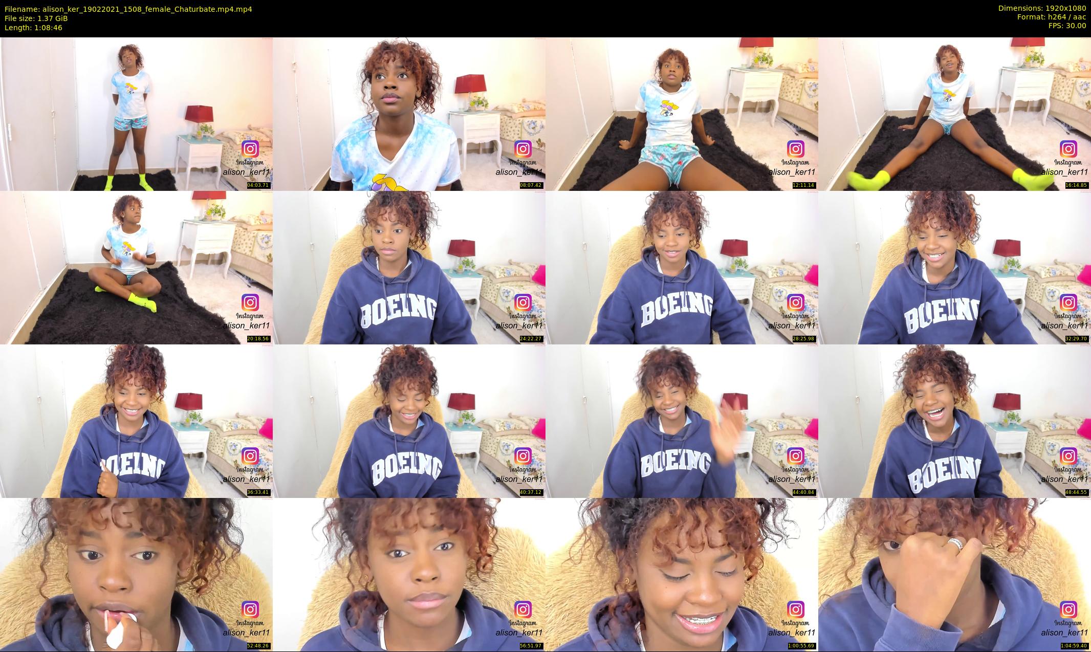 alison_ker — 69 minute Chaturbate female cam show recording, 1080p, Feb 19, 2021
