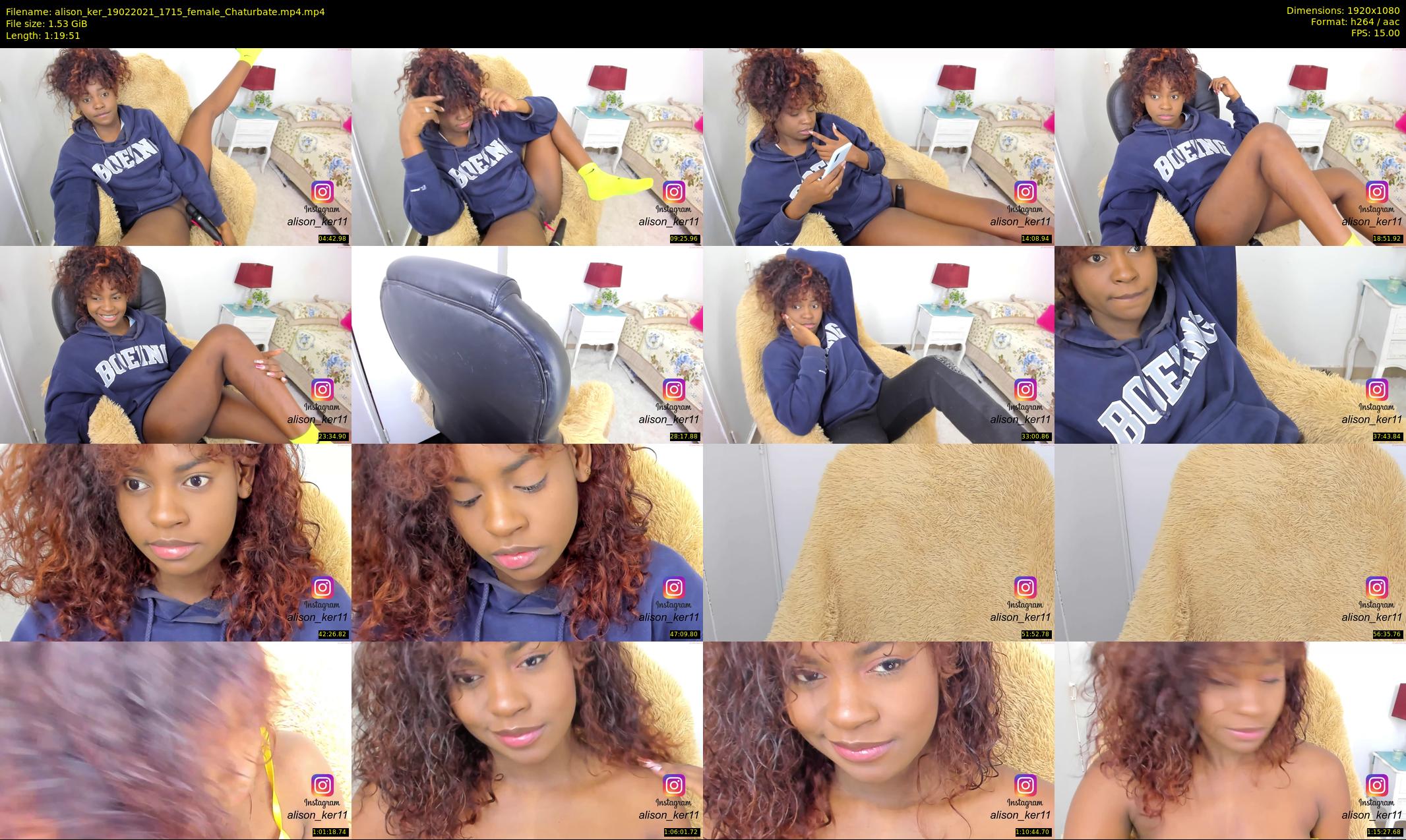 alison_ker — 80 minute Chaturbate female cam show recording, 1080p, Feb 19, 2021