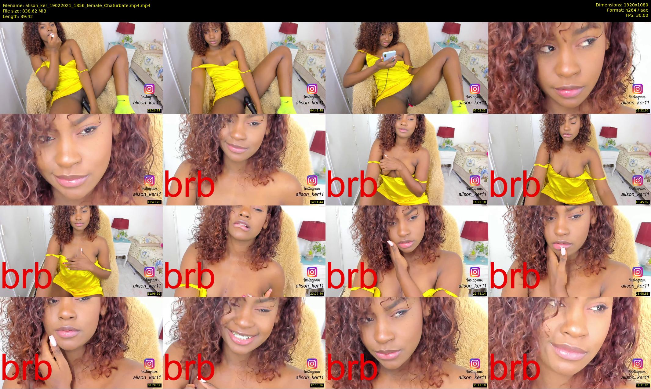 alison_ker — 40 minute Chaturbate female cam show recording, 1080p, Feb 19, 2021
