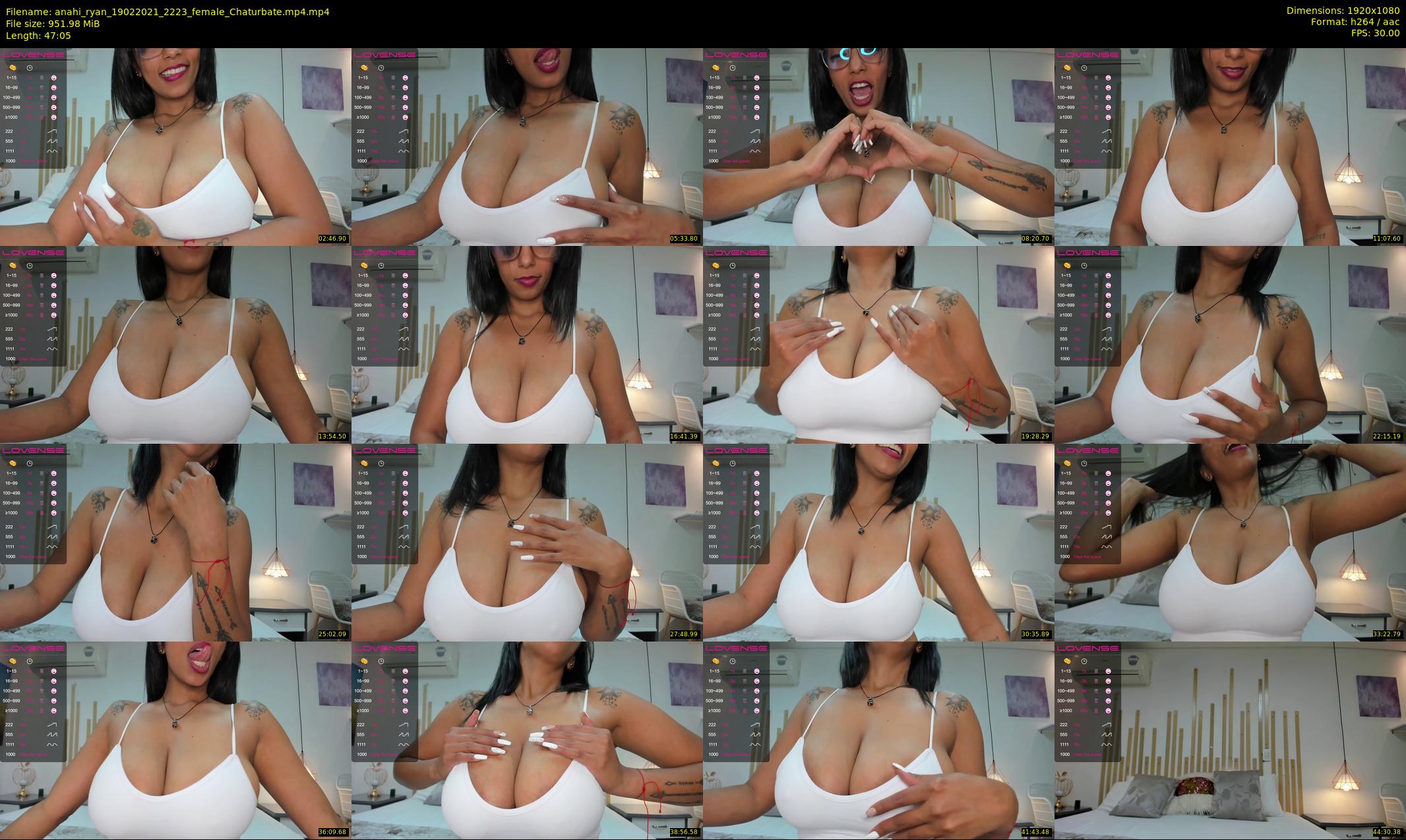 anahi_ryan — 48 minute Chaturbate female cam show recording, 1080p, Feb 19, 2021