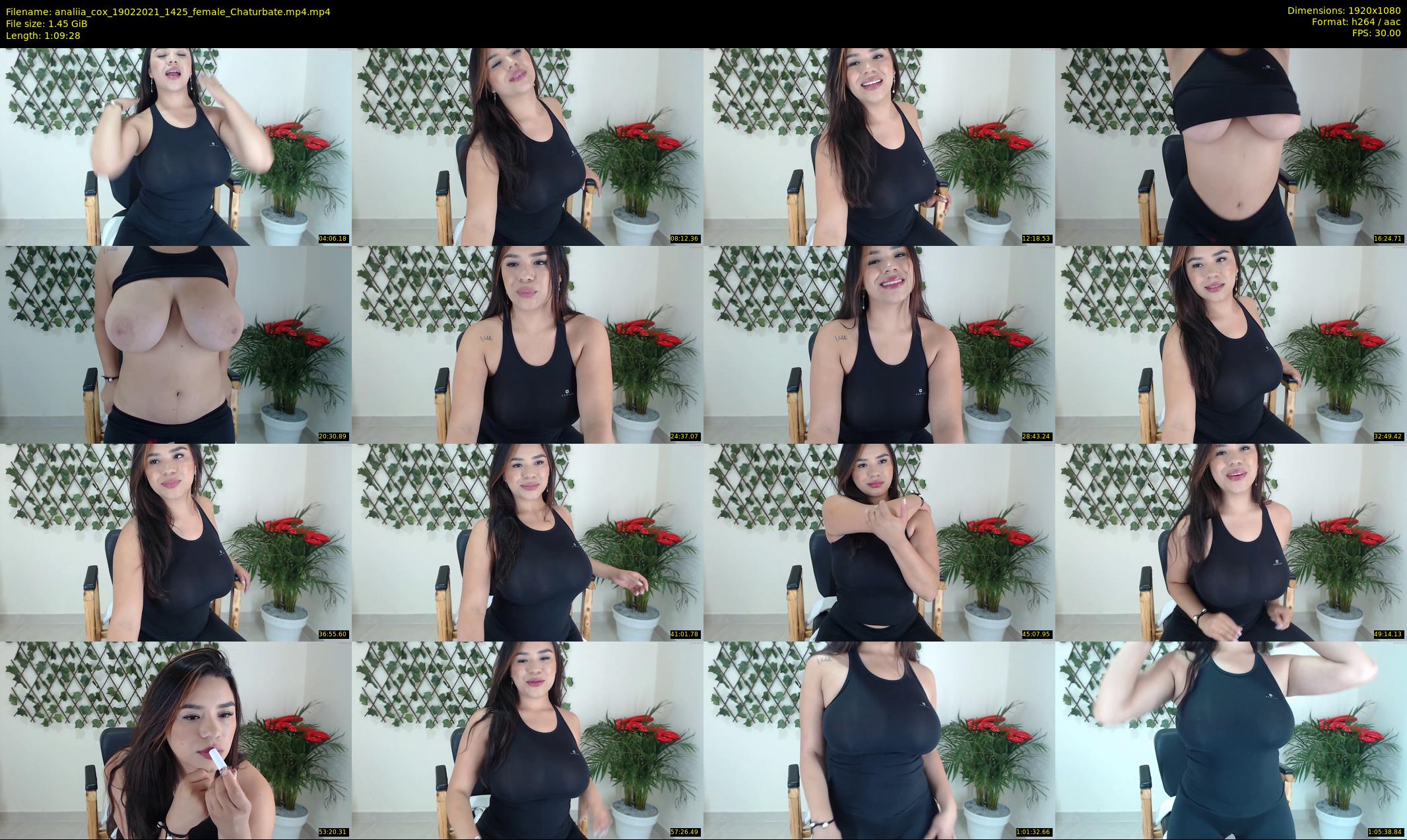 analiia_cox — 70 minute Chaturbate female cam show recording, 1080p, Feb 19, 2021