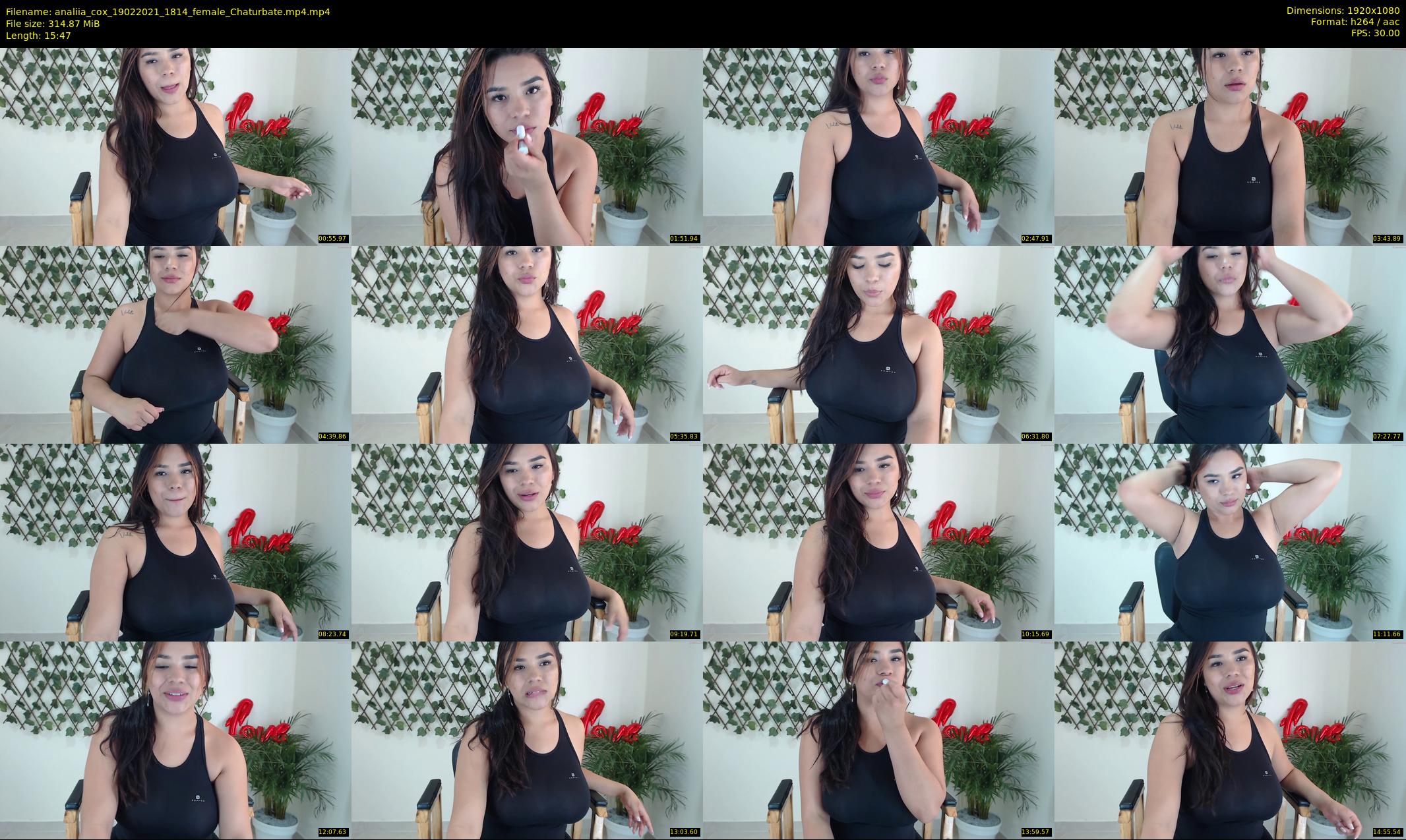 analiia_cox — 16 minute Chaturbate female cam show recording, 1080p, Feb 19, 2021