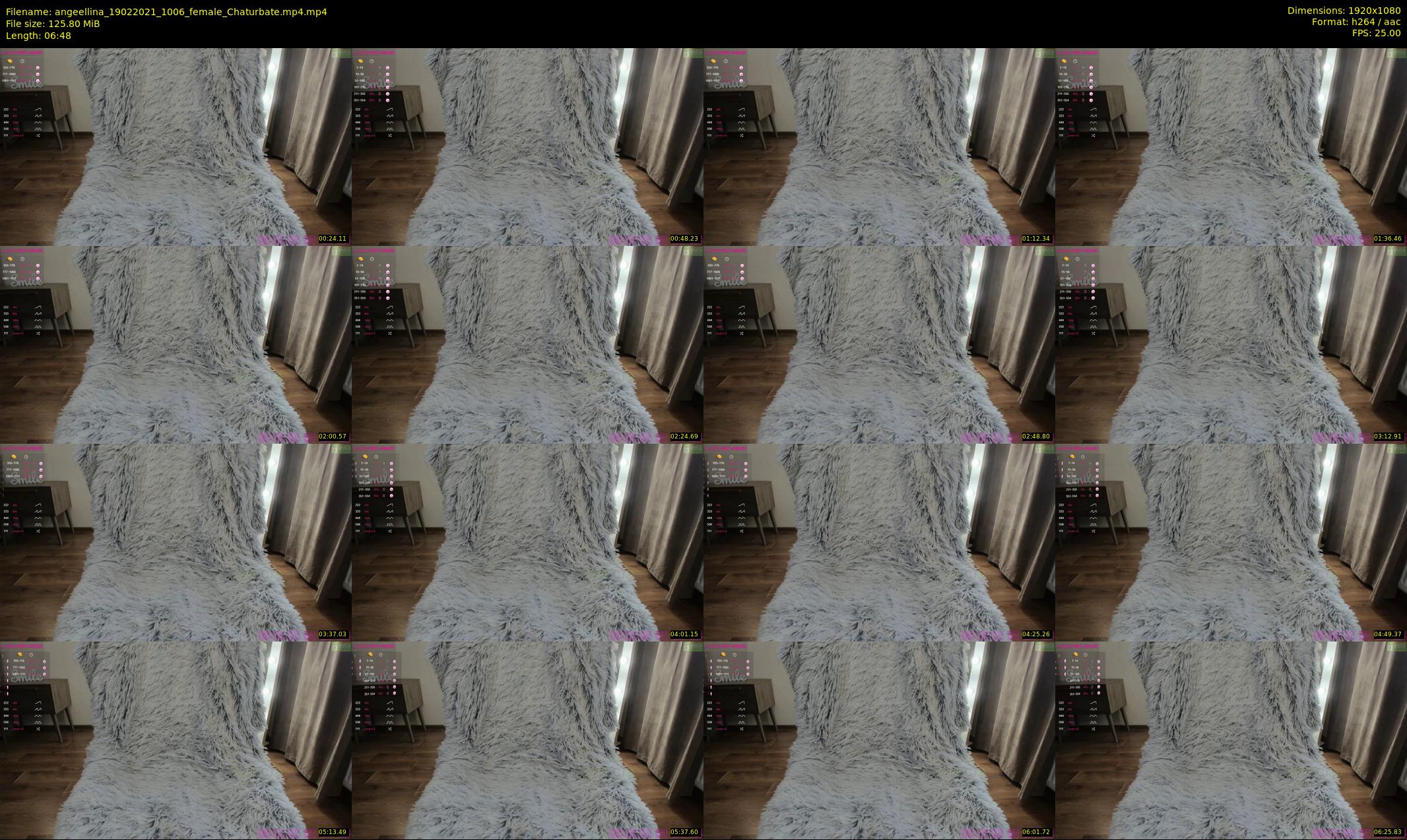 angeellina — 7 minute Chaturbate female cam show recording, 1080p, Feb 19, 2021