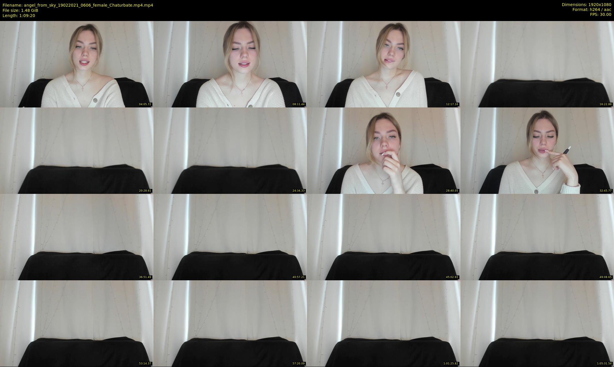 angel_from_sky — 70 minute Chaturbate female cam show recording, 1080p, Feb 19, 2021