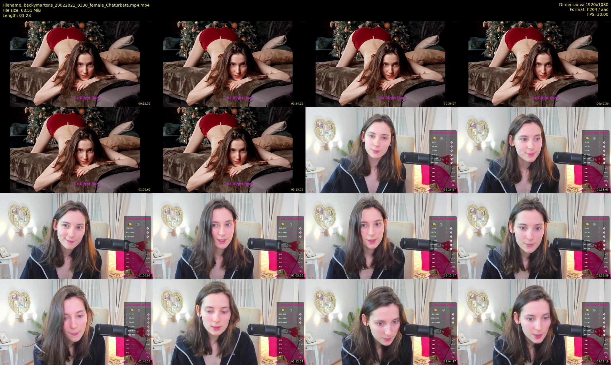 beckymartens — 4 minute Chaturbate female cam show recording, 1080p, Feb 20, 2021