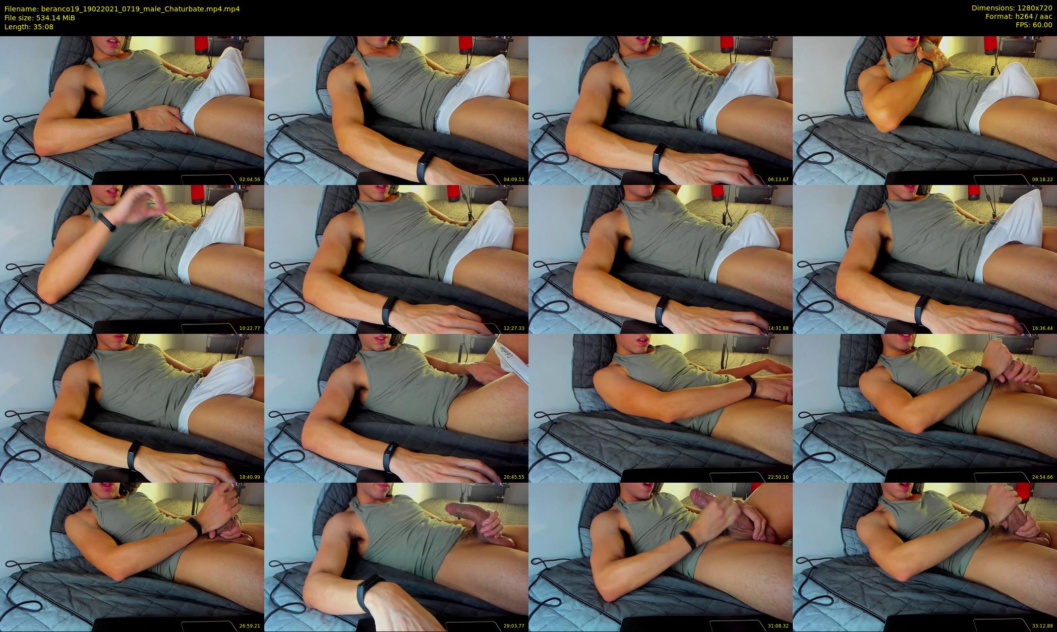 beranco19 — 36 minute Chaturbate male cam show recording, 720p, Feb 19, 2021