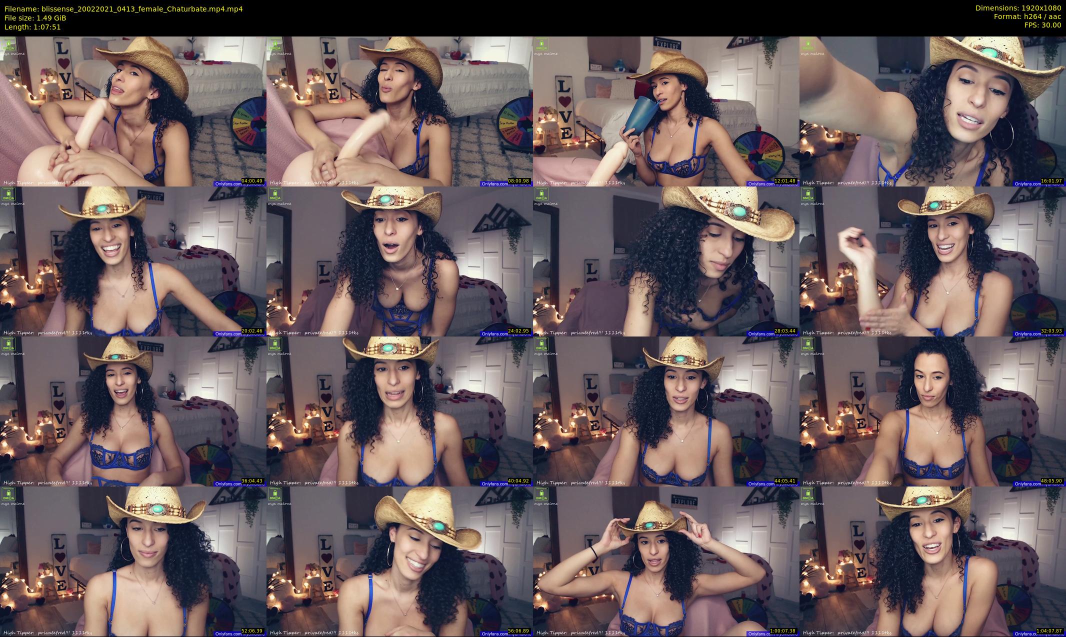 blissense — 68 minute Chaturbate female cam show recording, 1080p, Feb 20, 2021