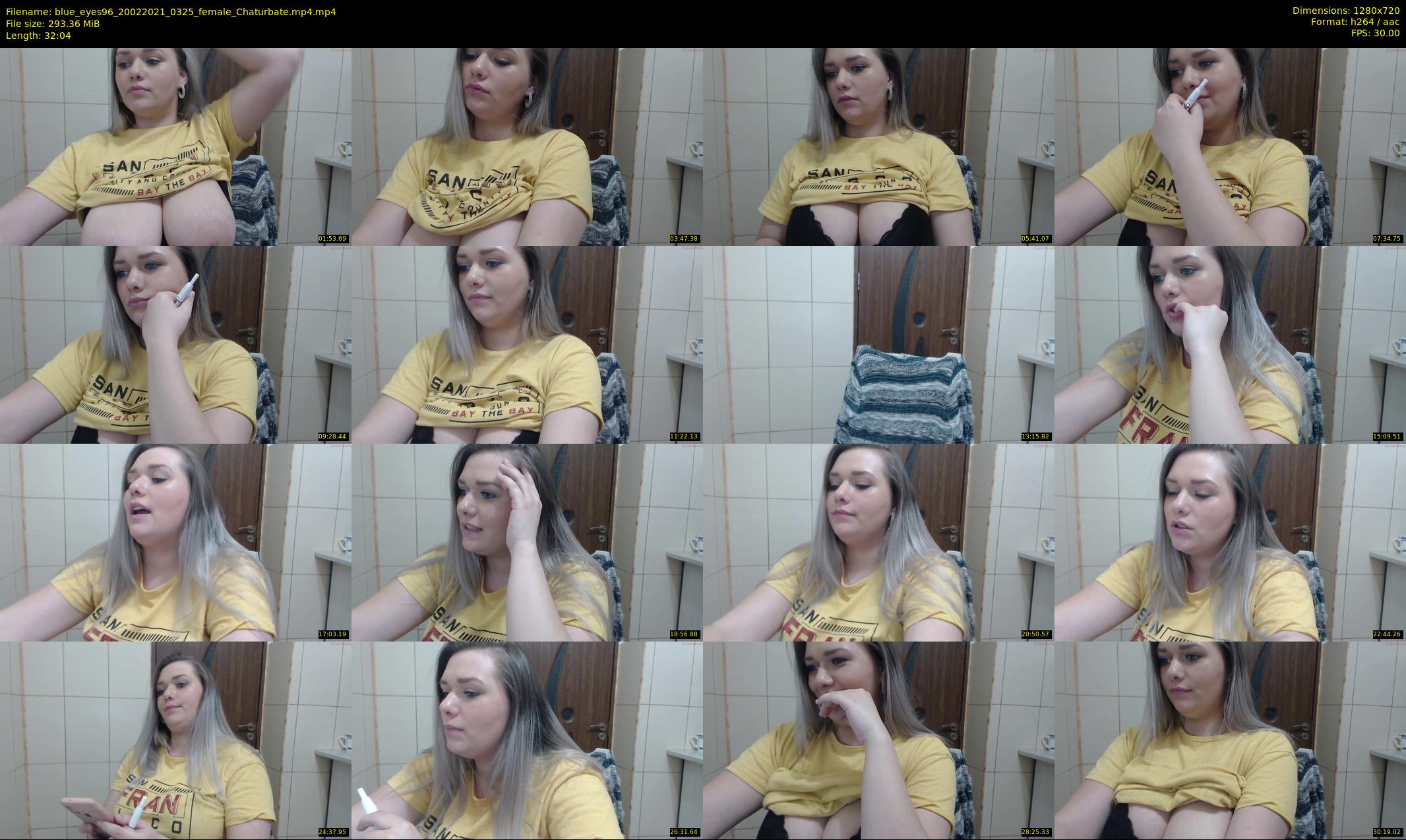 blue_eyes96 — 33 minute Chaturbate female cam show recording, 720p, Feb 20, 2021