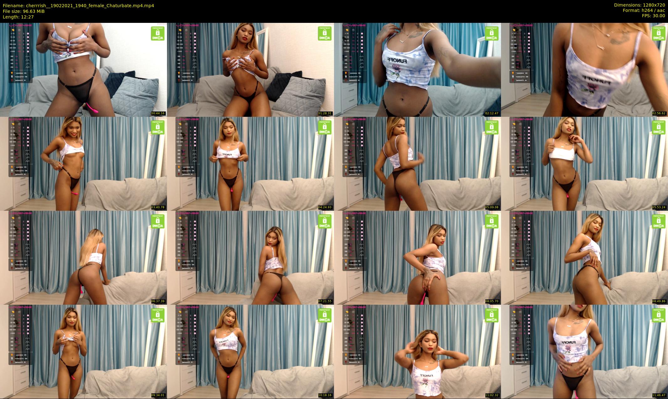 cherrrish_ — 13 minute Chaturbate female cam show recording, 720p, Feb 19, 2021