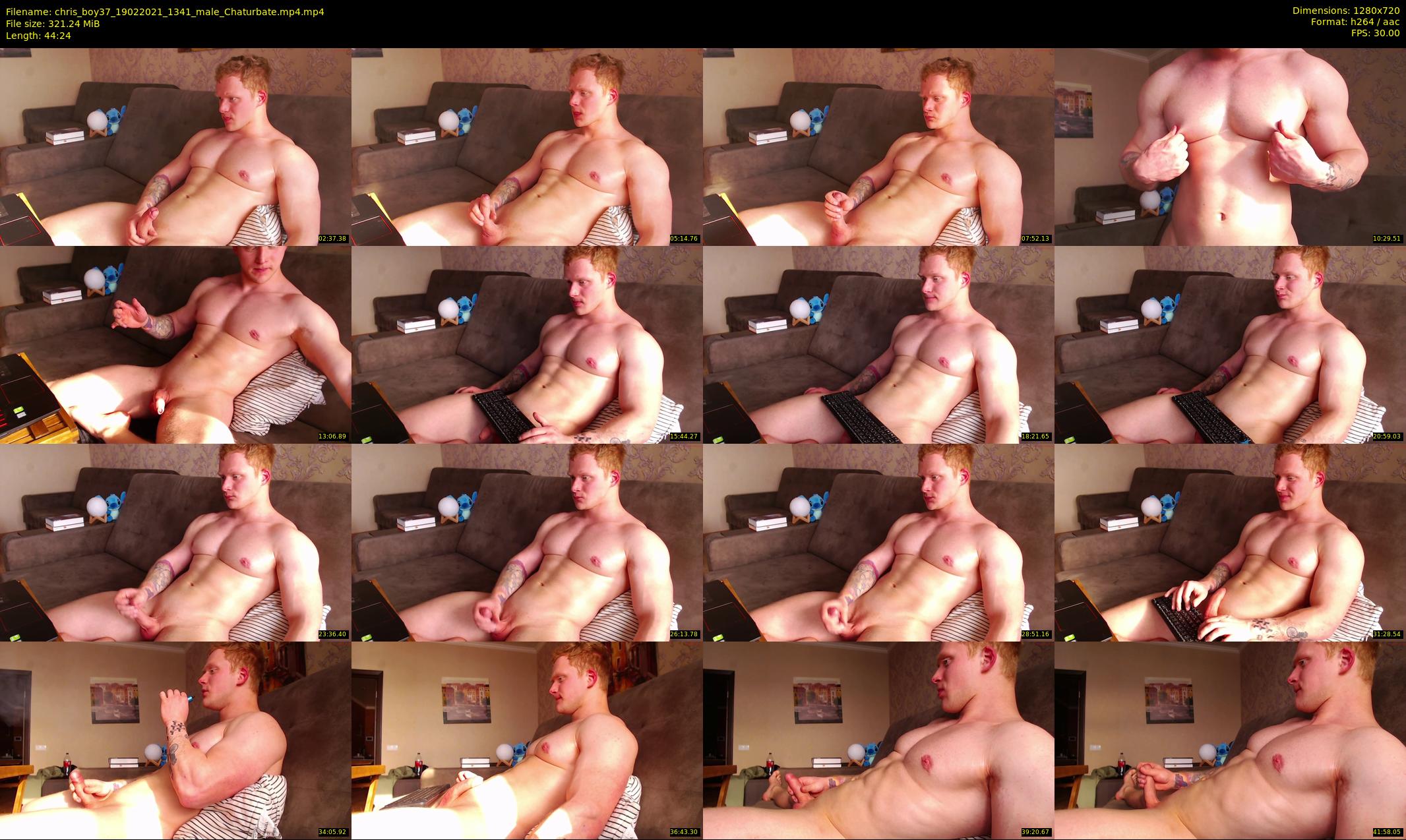 chris_boy37 — 45 minute Chaturbate male cam show recording, 720p, Feb 19, 2021