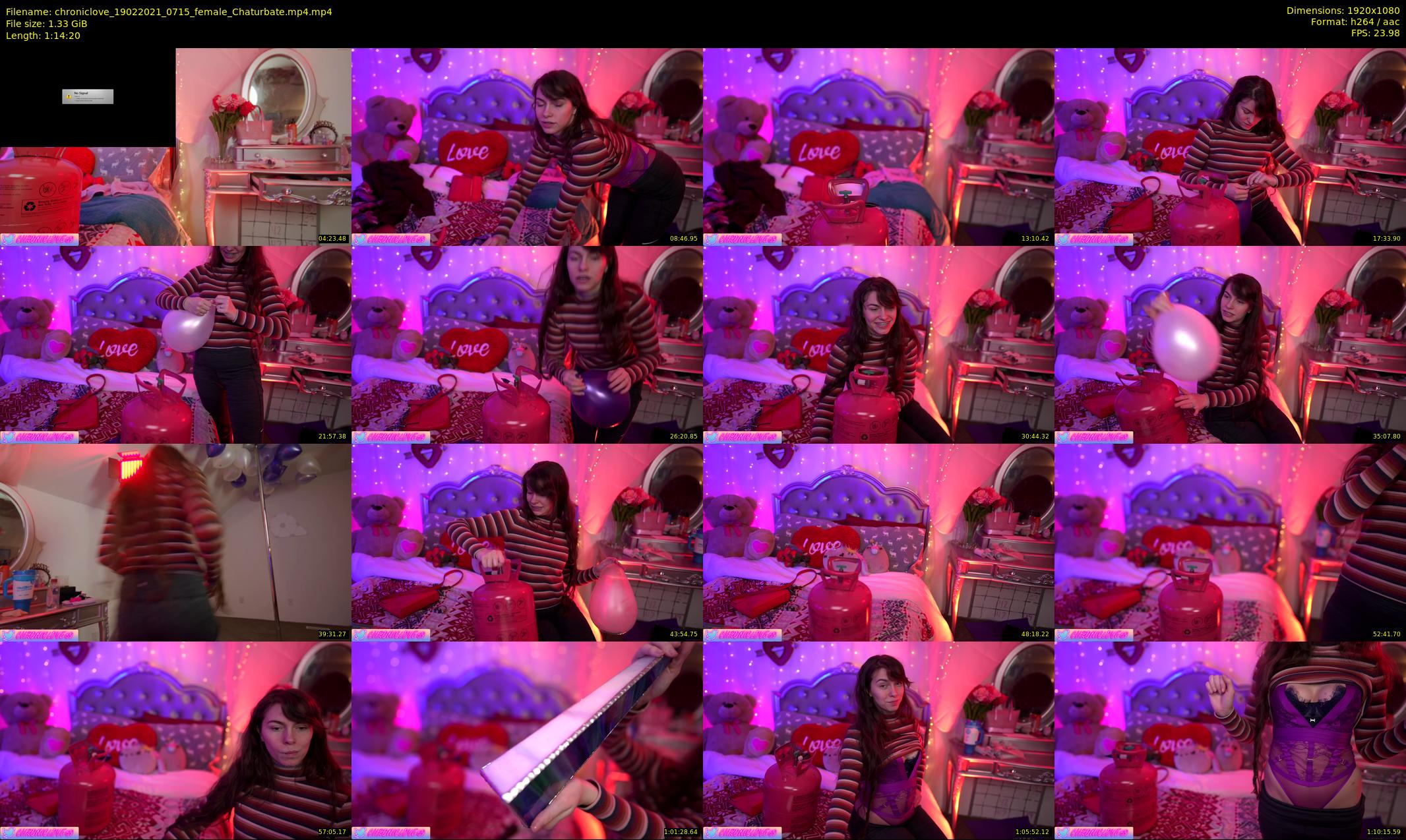 chroniclove — 75 minute Chaturbate female cam show recording, 1080p, Feb 19, 2021