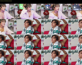 curlydoll1 — 43 minute Chaturbate female cam show recording, 720p, Feb 20, 2021