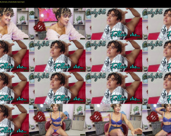 curlydoll1 — 42 minute Chaturbate female cam show recording, 720p, Feb 20, 2021