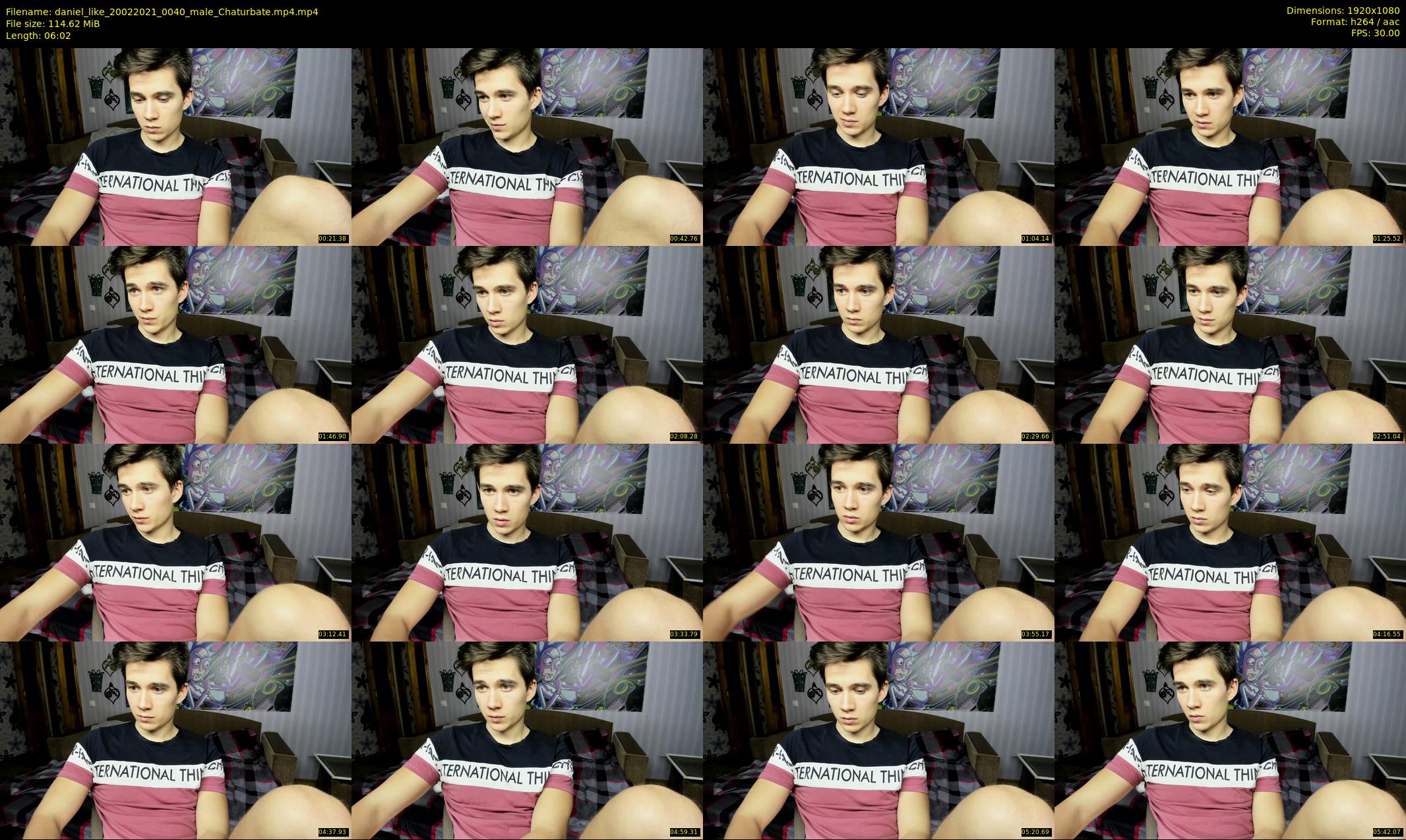 daniel_like — 7 minute Chaturbate male cam show recording, 1080p, Feb 20, 2021