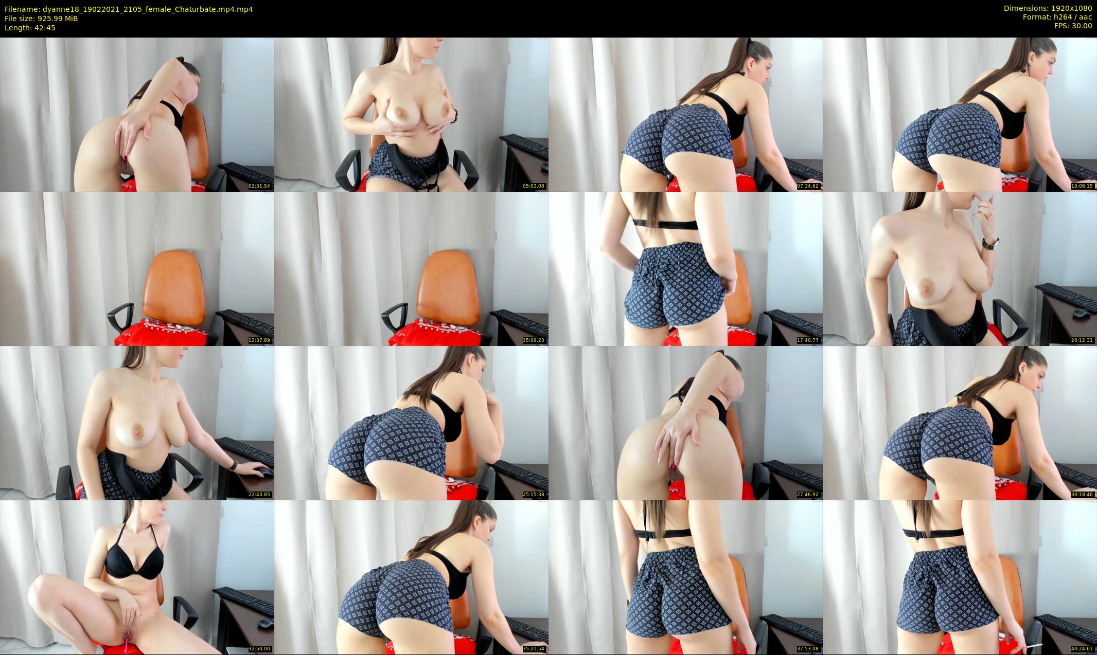 dyanne18 — 43 minute Chaturbate female cam show recording, 1080p, Feb 19, 2021