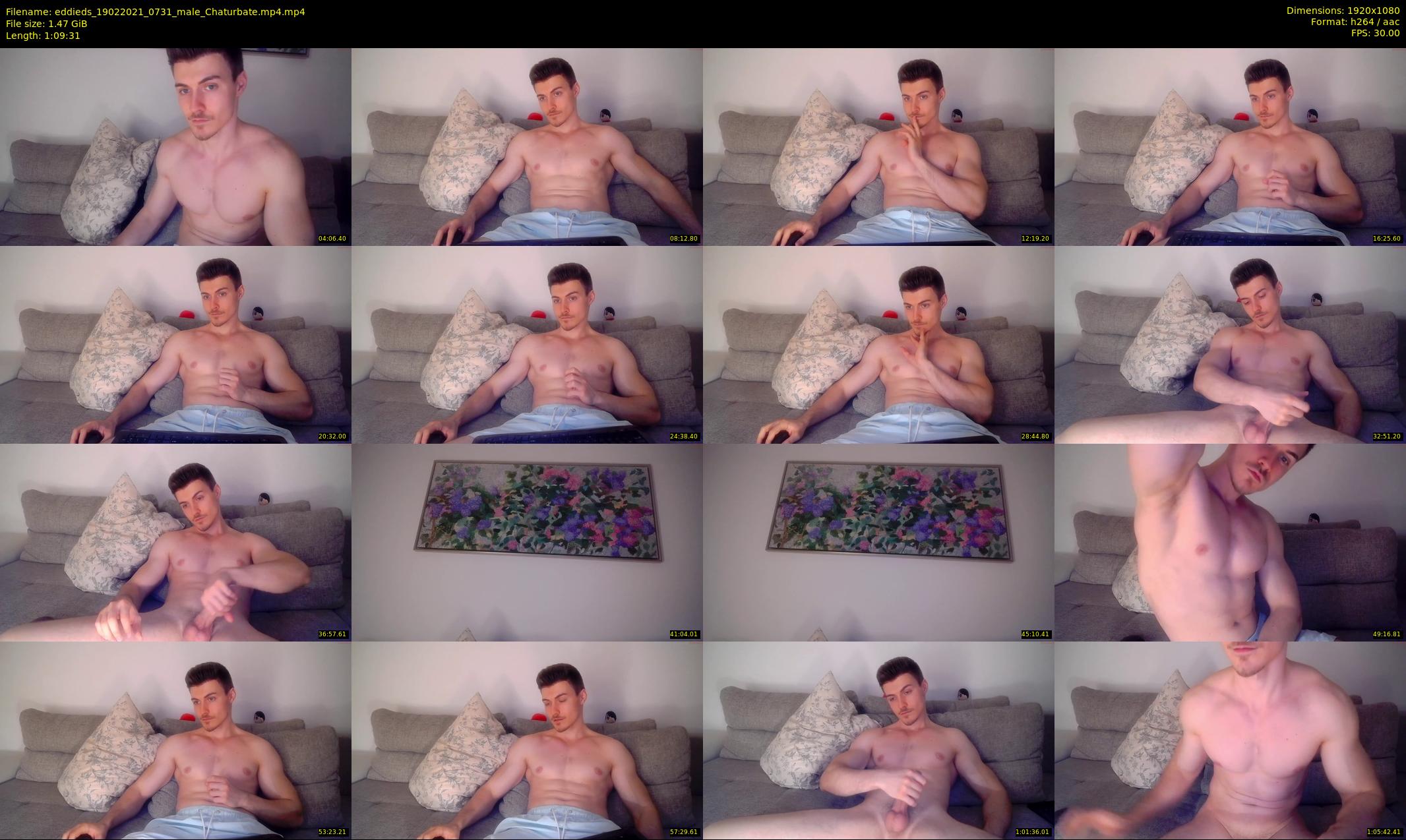 eddieds — 70 minute Chaturbate male cam show recording, 1080p, Feb 19, 2021