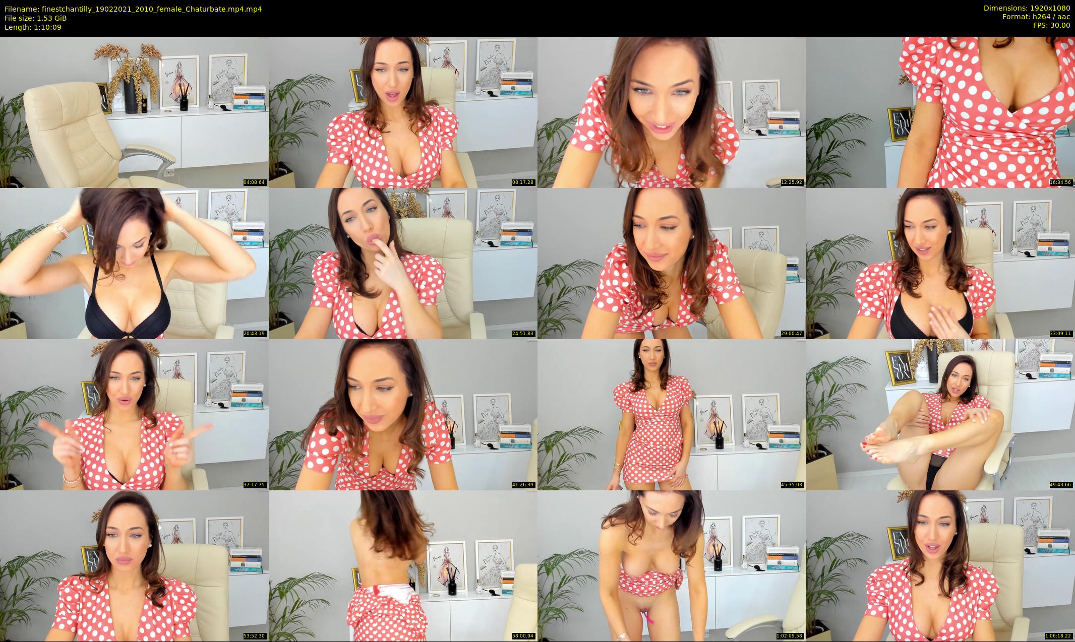 finestchantilly — 71 minute Chaturbate female cam show recording, 1080p, Feb 19, 2021