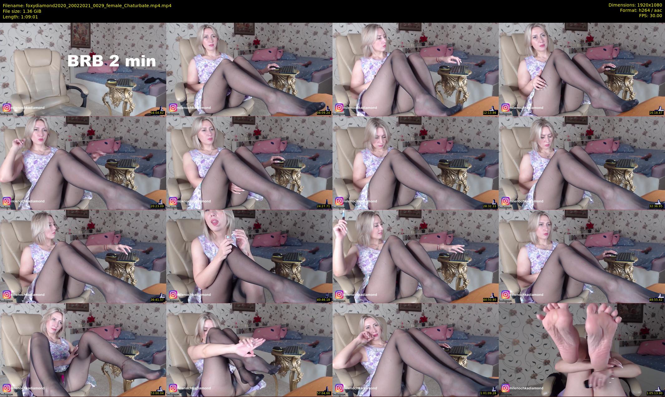 foxydiamond2020 — 70 minute Chaturbate female cam show recording, 1080p, Feb 20, 2021