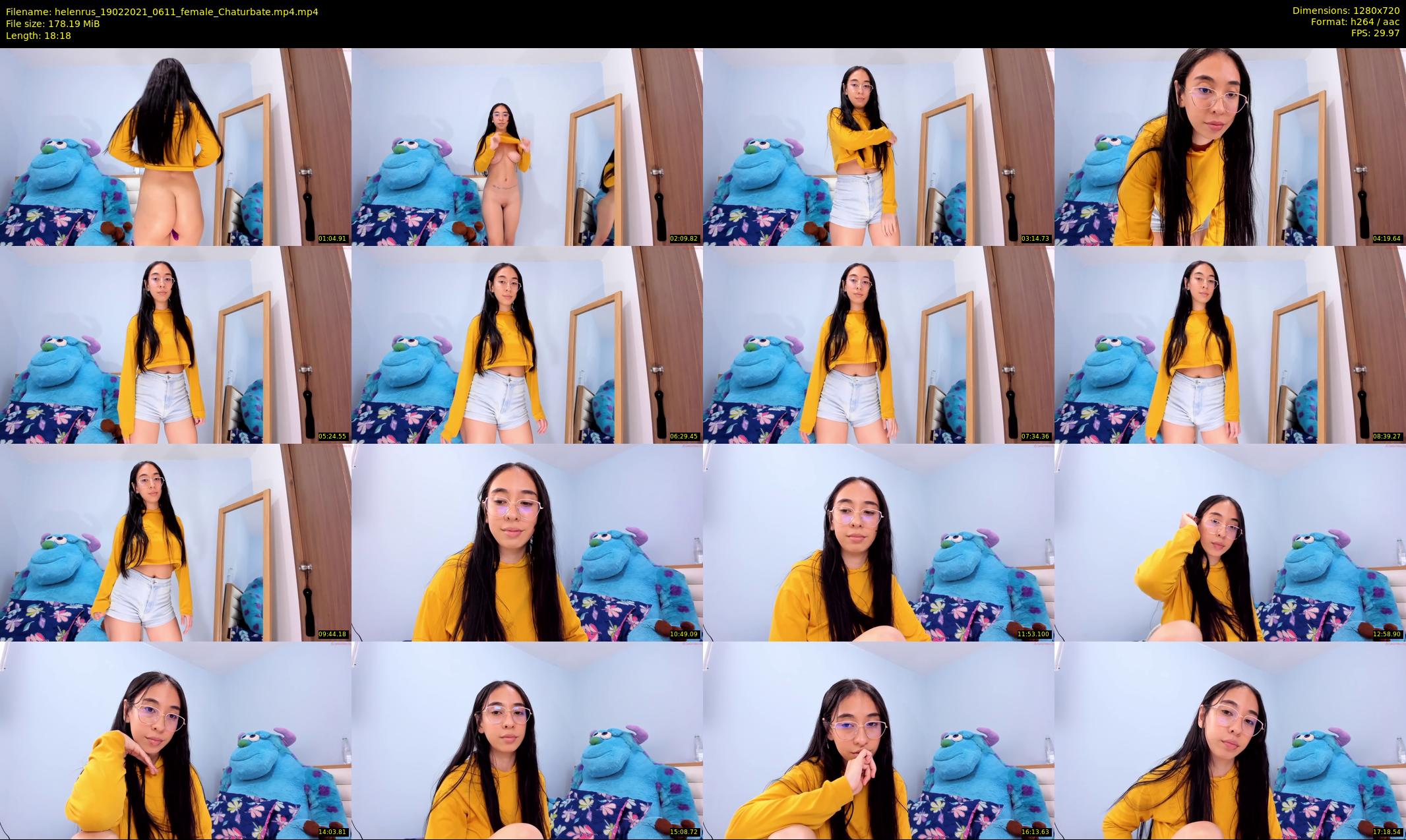 helenrus — 19 minute Chaturbate female cam show recording, 720p, Feb 19, 2021