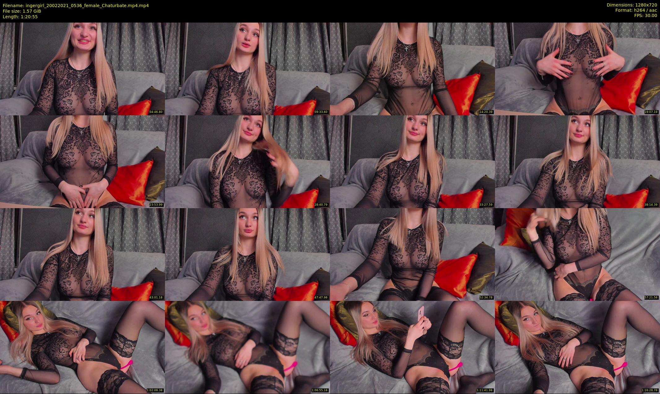 ingergirl — 81 minute Chaturbate female cam show recording, 720p, Feb 20, 2021