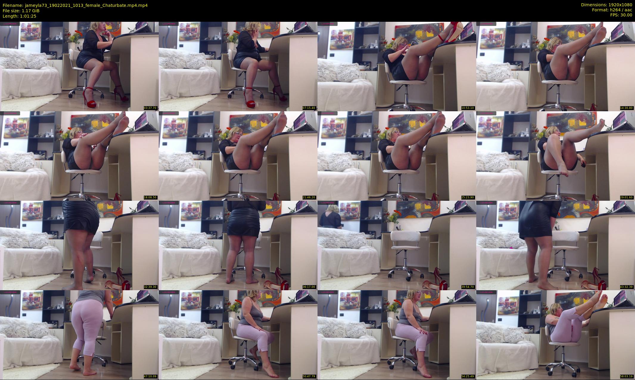 jameyla73 — 62 minute Chaturbate female cam show recording, 1080p, Feb 19, 2021