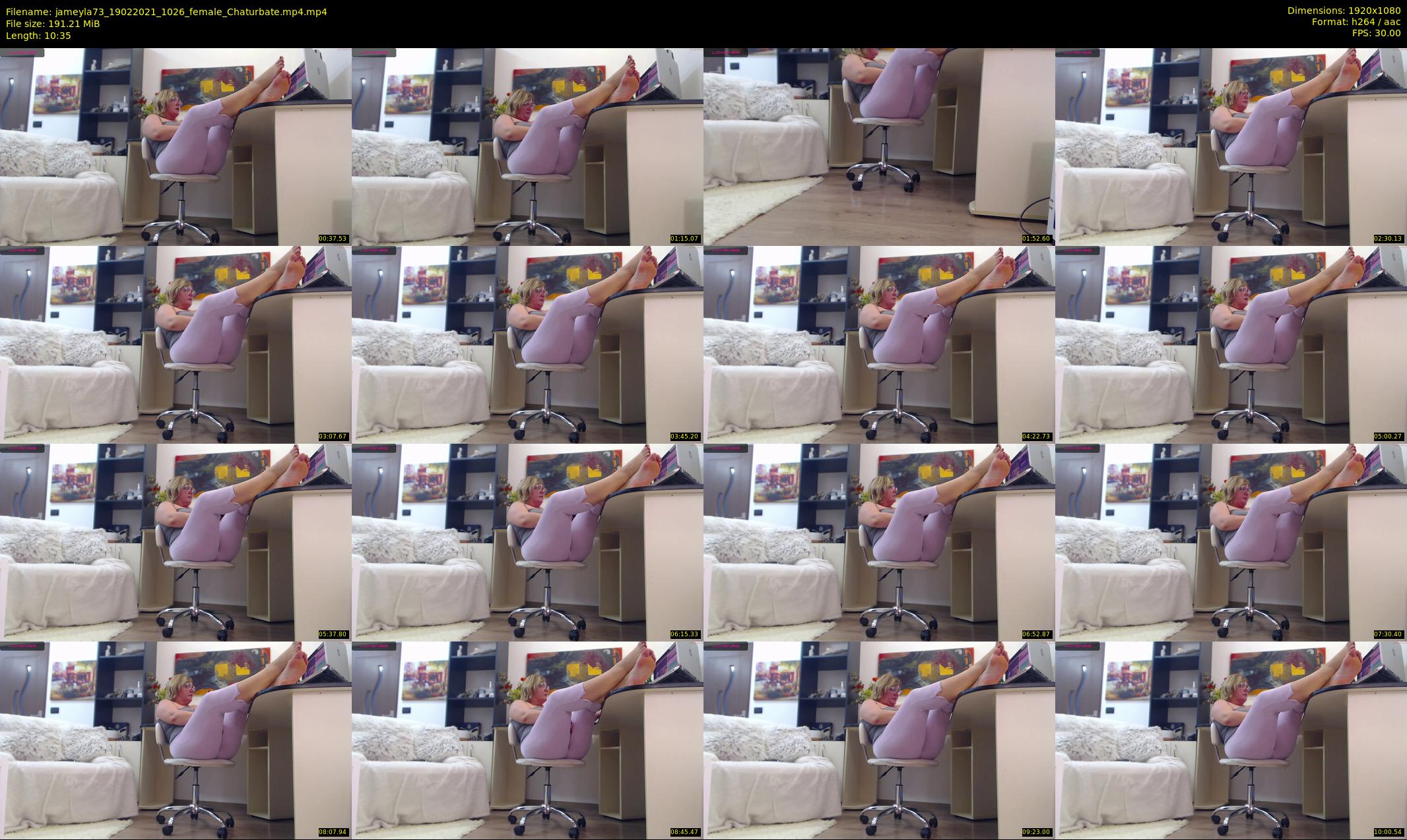 jameyla73 — 11 minute Chaturbate female cam show recording, 1080p, Feb 19, 2021