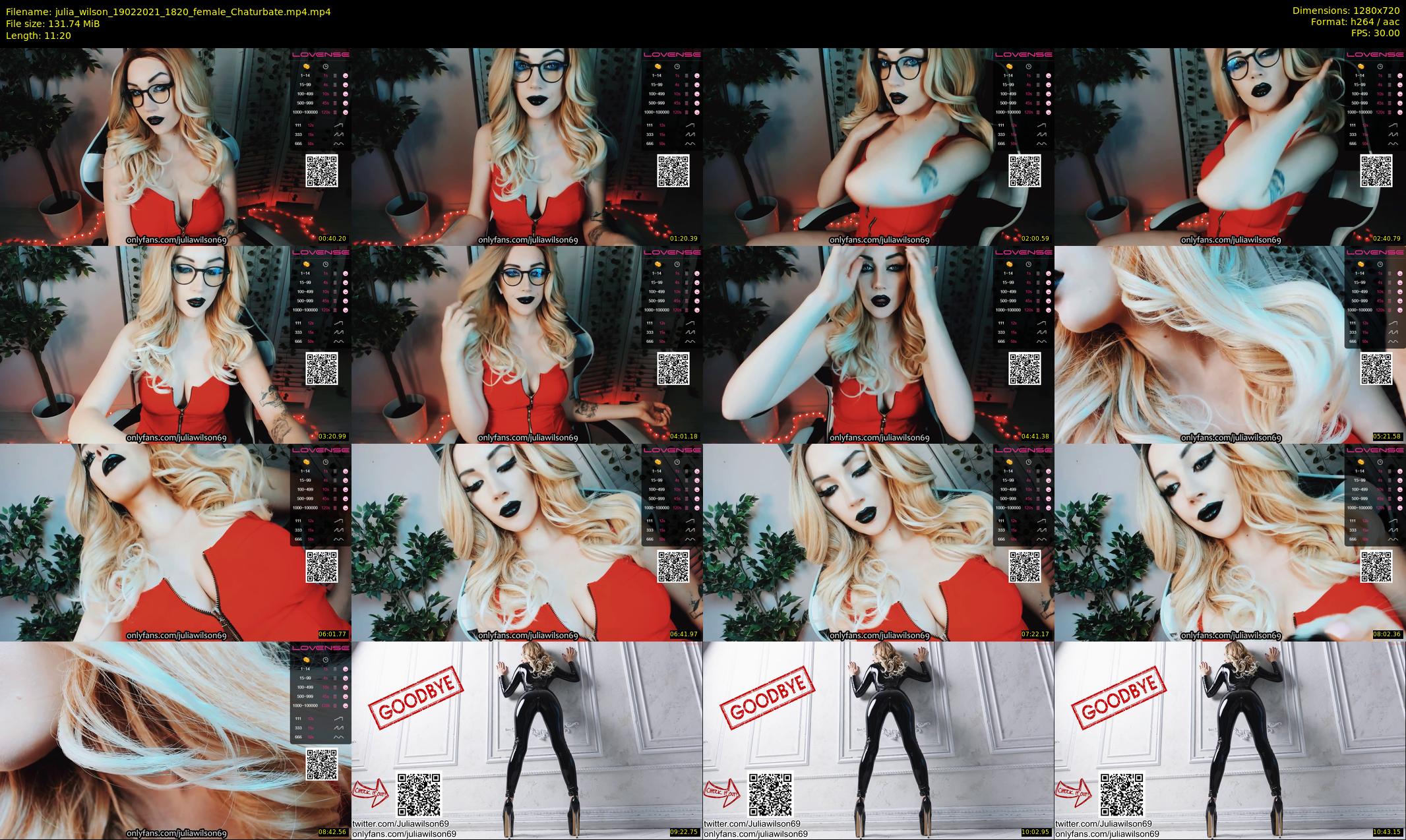 julia_wilson — 12 minute Chaturbate female cam show recording, 720p, Feb 19, 2021