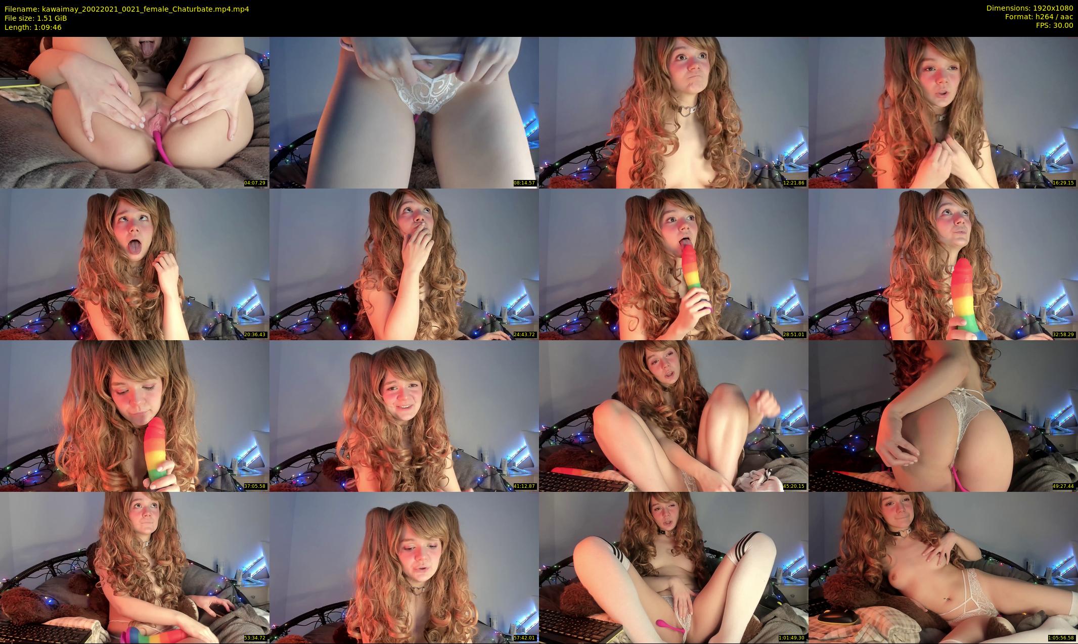 kawaimay — 70 minute Chaturbate female cam show recording, 1080p, Feb 20, 2021