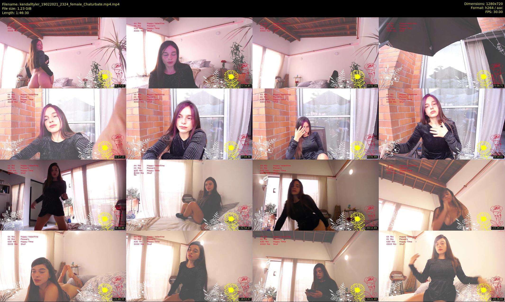 kendalltyler — 107 minute Chaturbate female cam show recording, 720p, Feb 19, 2021
