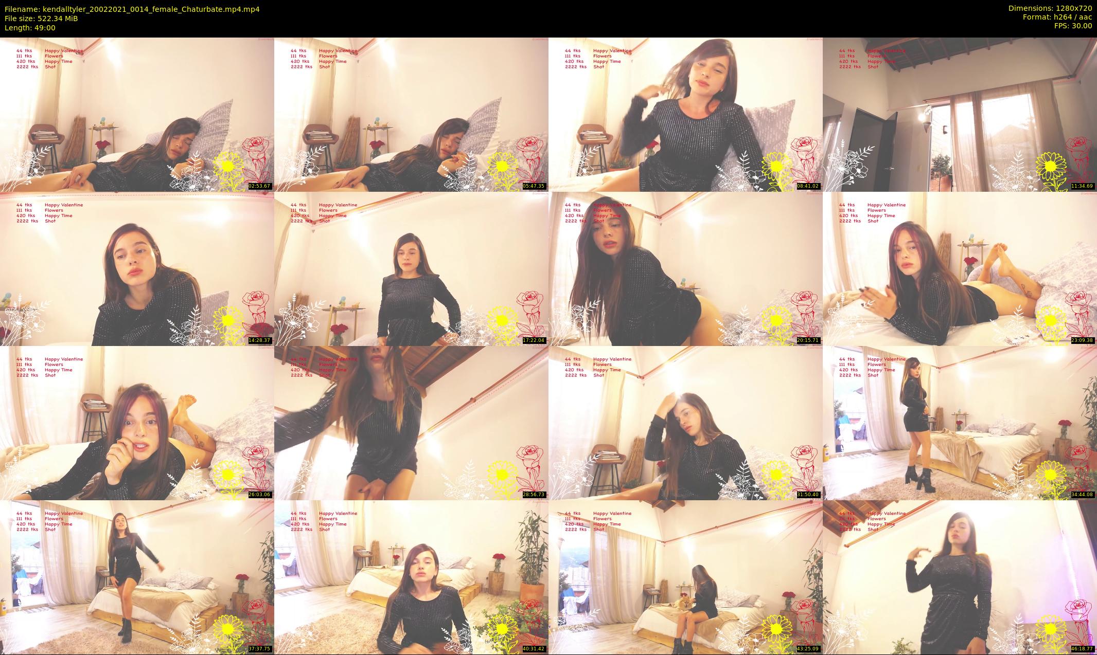 kendalltyler — 49 minute Chaturbate female cam show recording, 720p, Feb 20, 2021