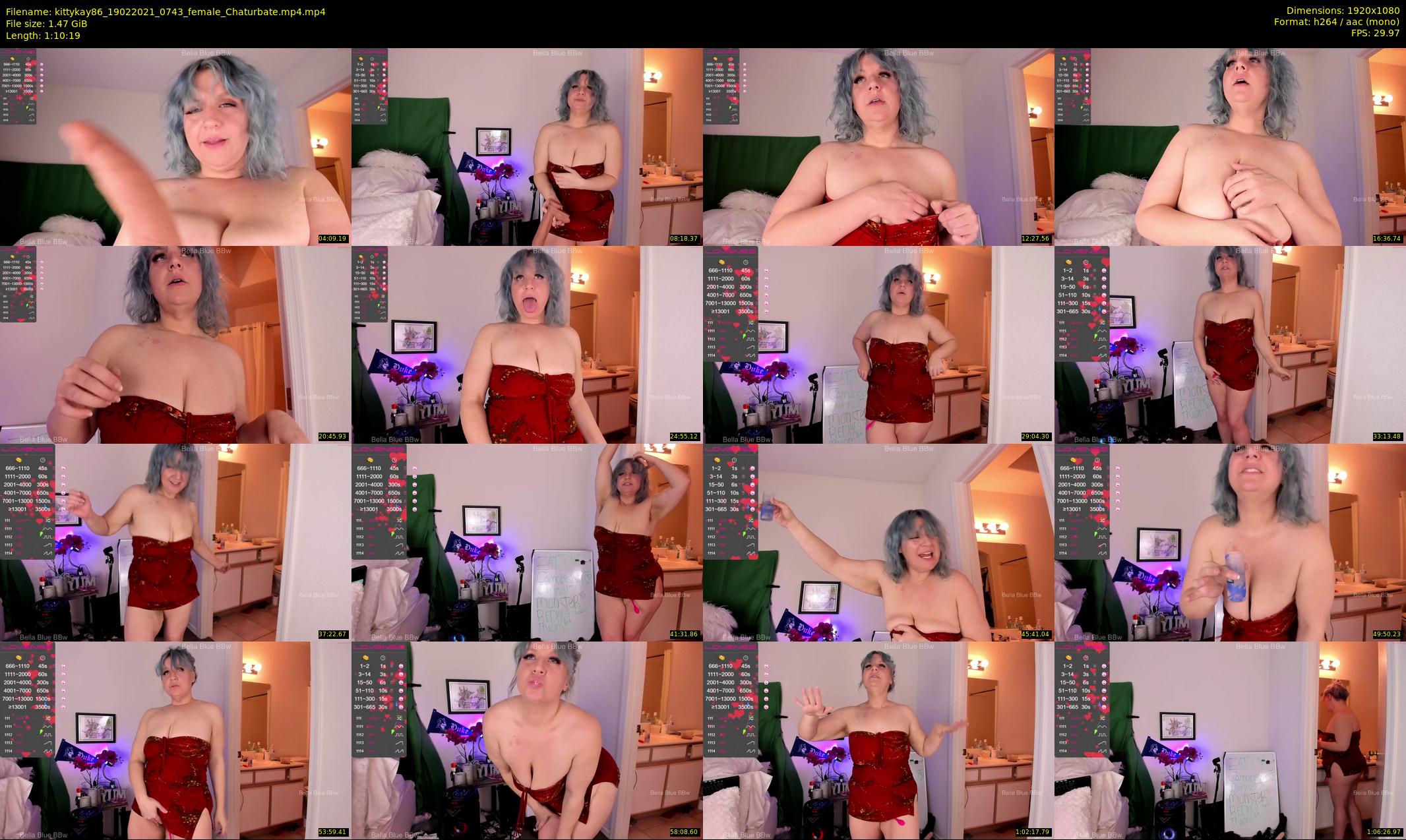 kittykay86 — 71 minute Chaturbate female cam show recording, 1080p, Feb 19, 2021