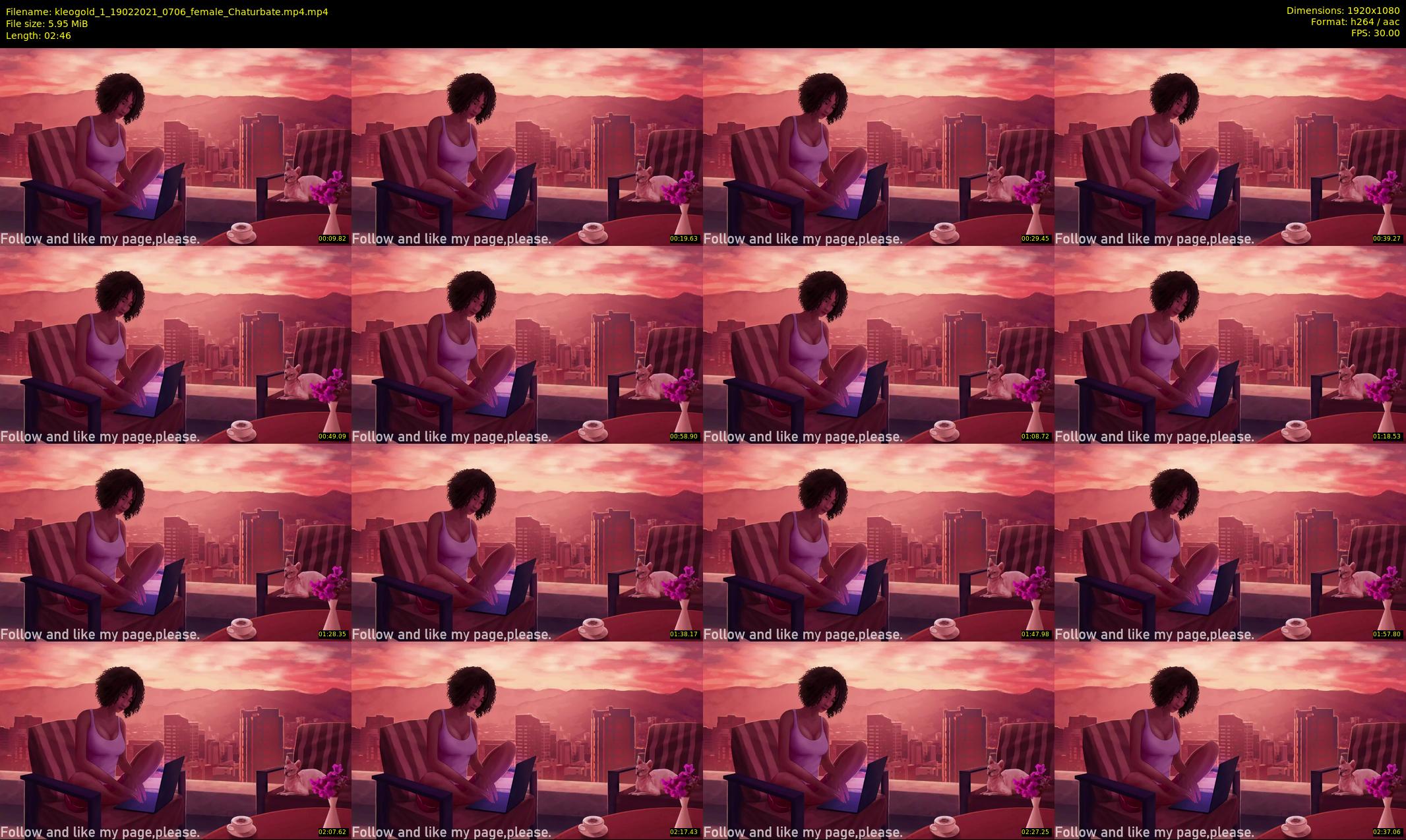 kleogold_1 — 3 minute Chaturbate female cam show recording, 1080p, Feb 19, 2021