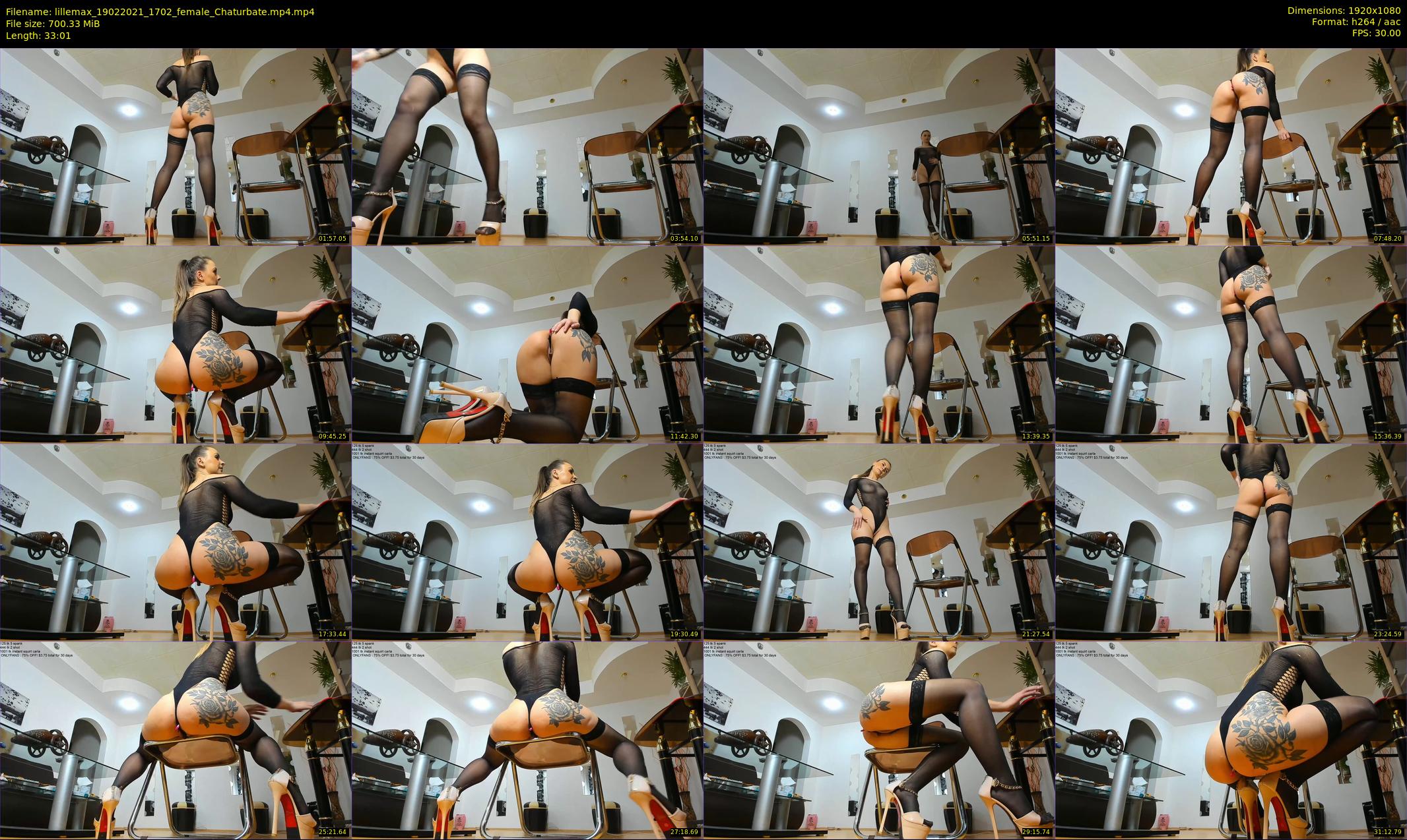 lillemax — 34 minute Chaturbate female cam show recording, 1080p, Feb 19, 2021