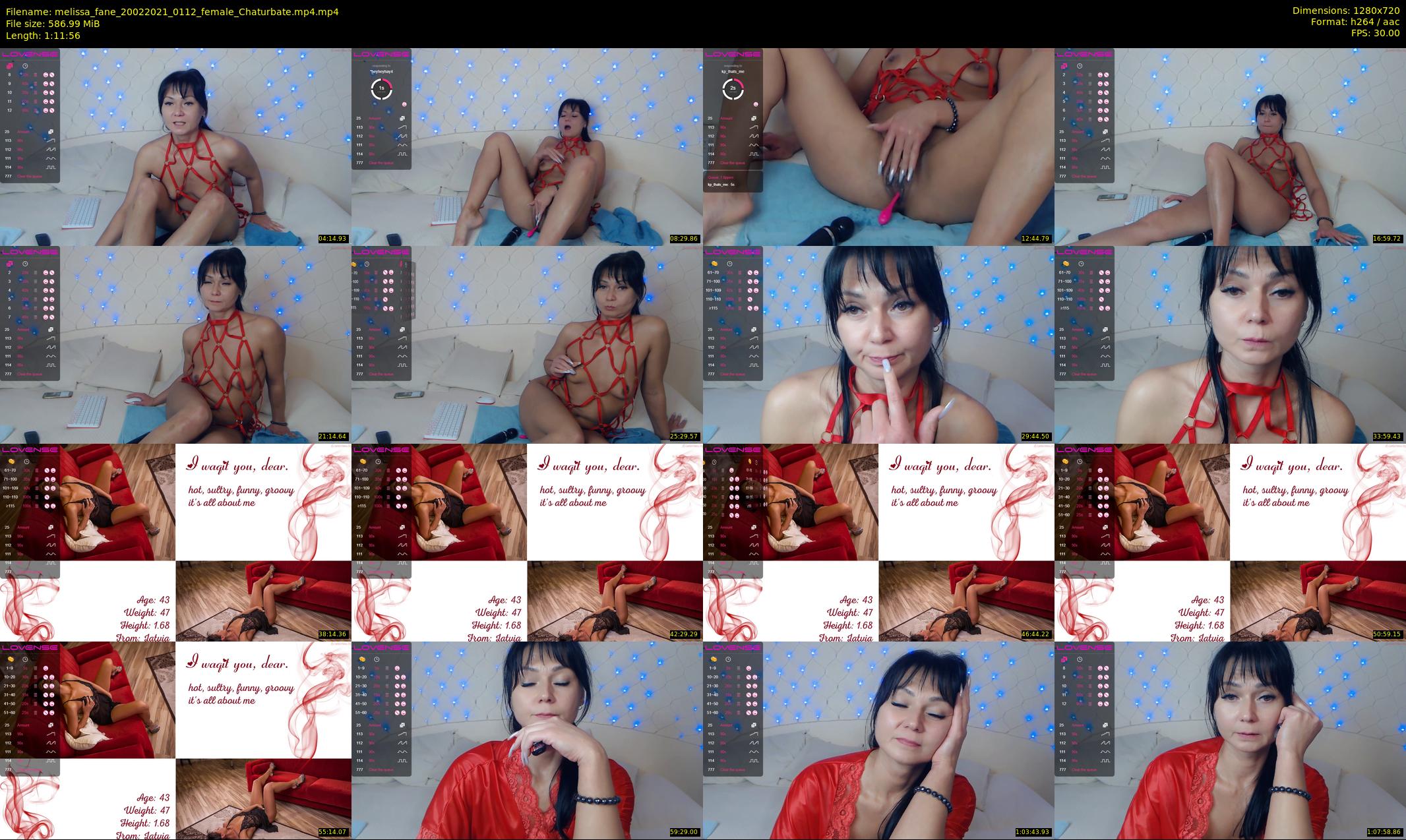 melissa_fane — 72 minute Chaturbate female cam show recording, 720p, Feb 20, 2021