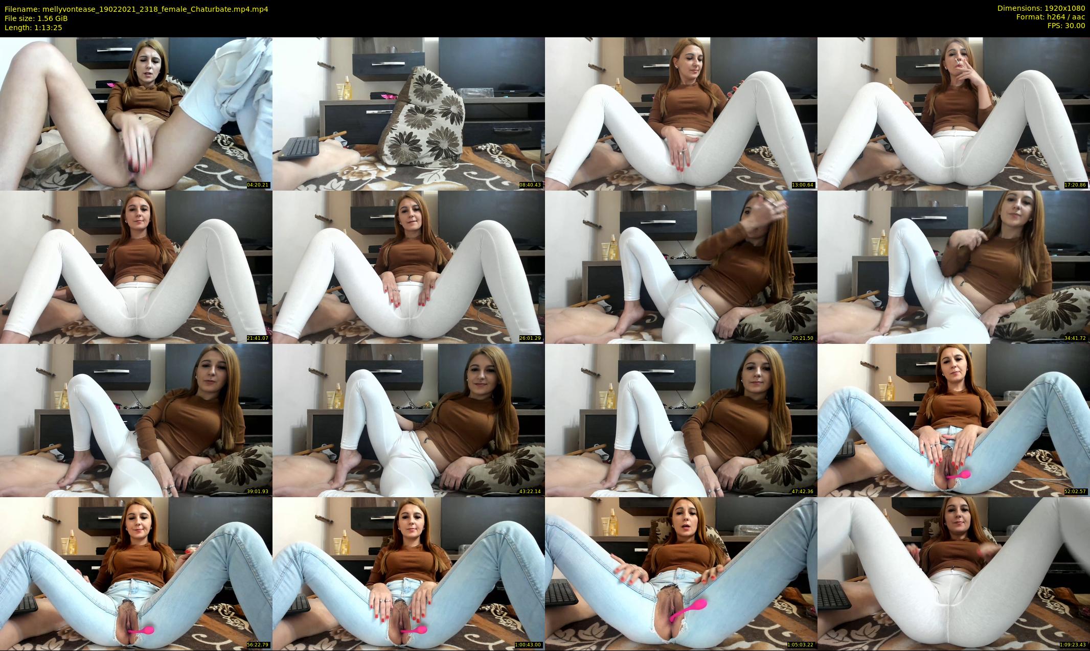 mellyvontease — 74 minute Chaturbate female cam show recording, 1080p, Feb 19, 2021