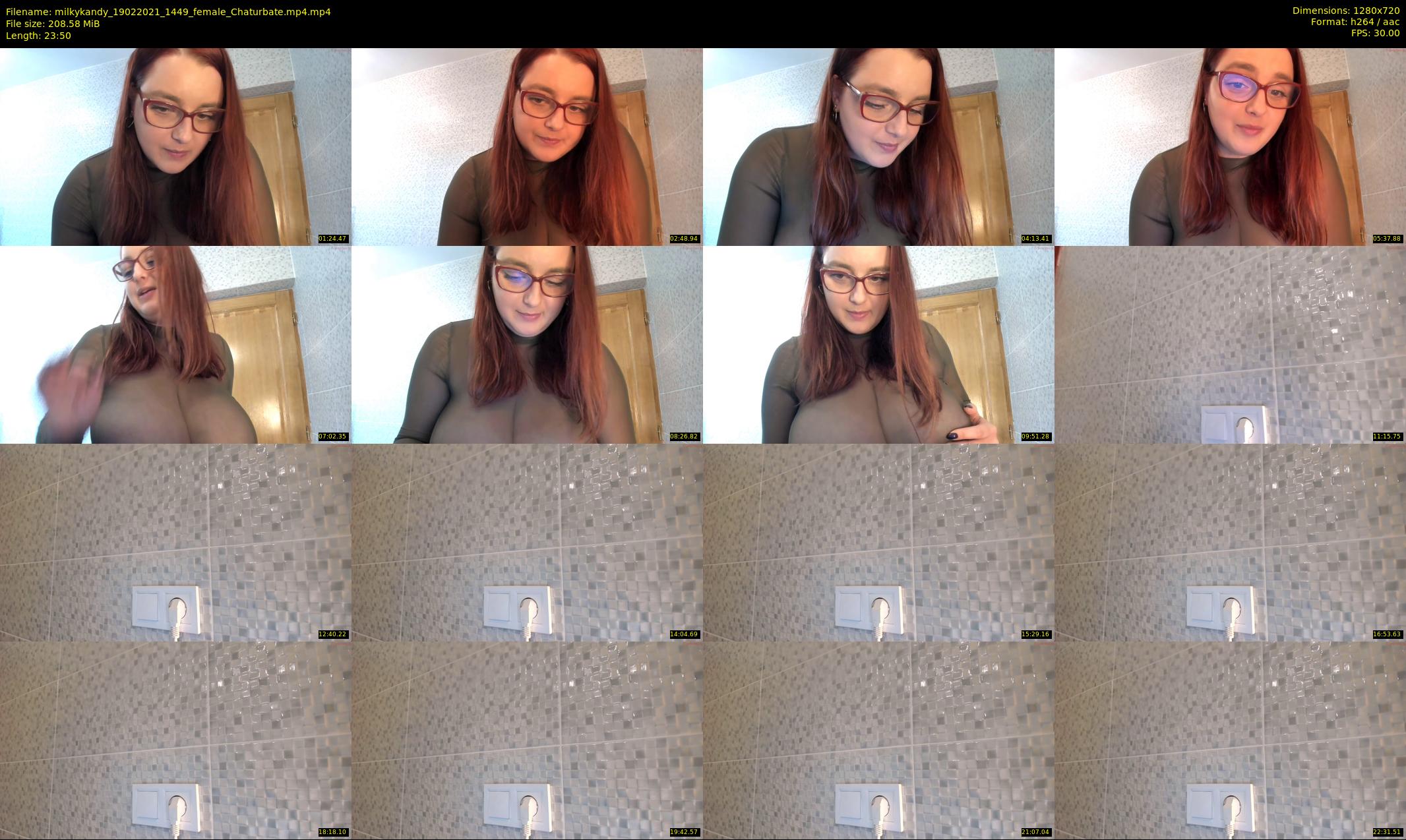 milkykandy — 24 minute Chaturbate female cam show recording, 720p, Feb 19, 2021