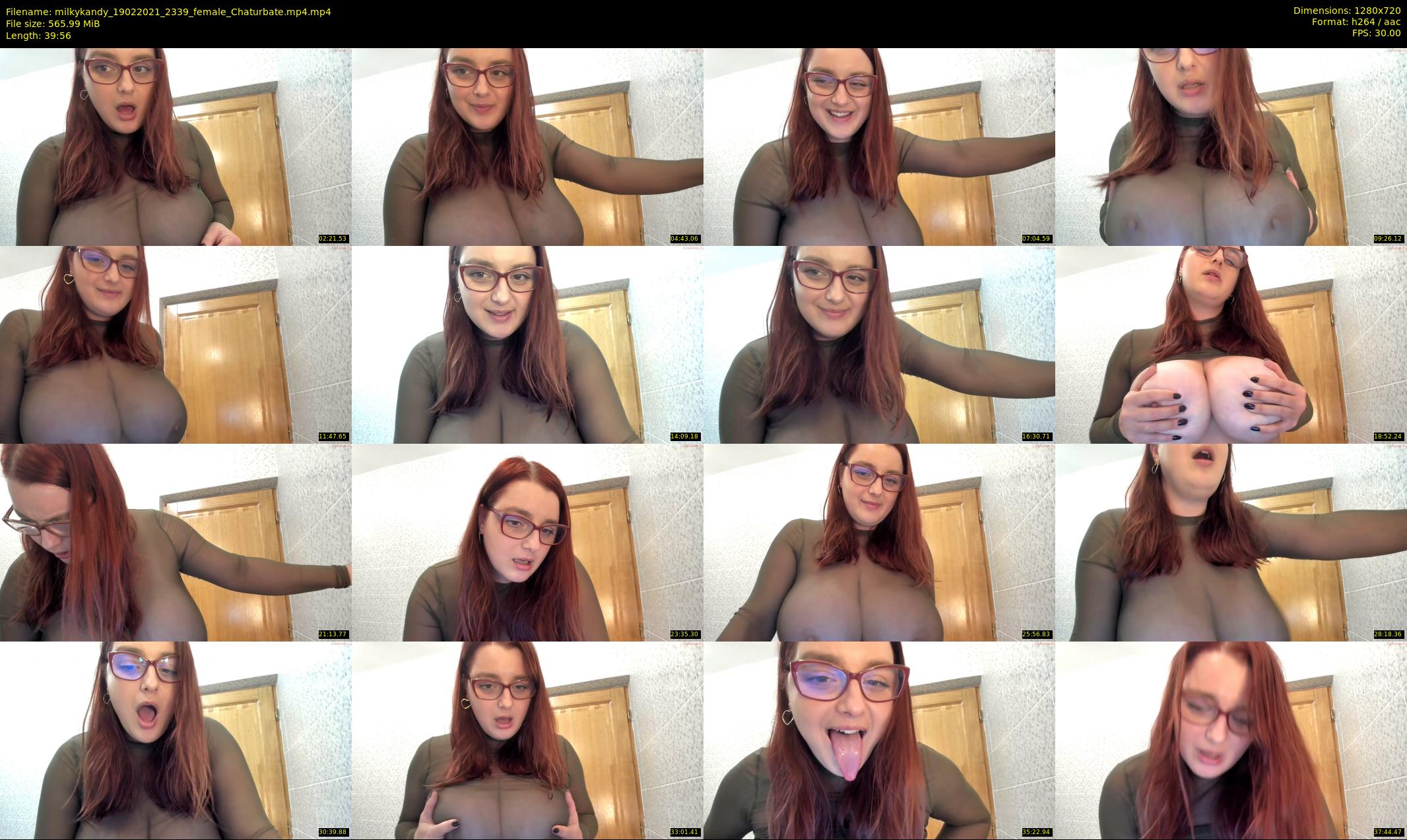 milkykandy — 40 minute Chaturbate female cam show recording, 720p, Feb 19, 2021