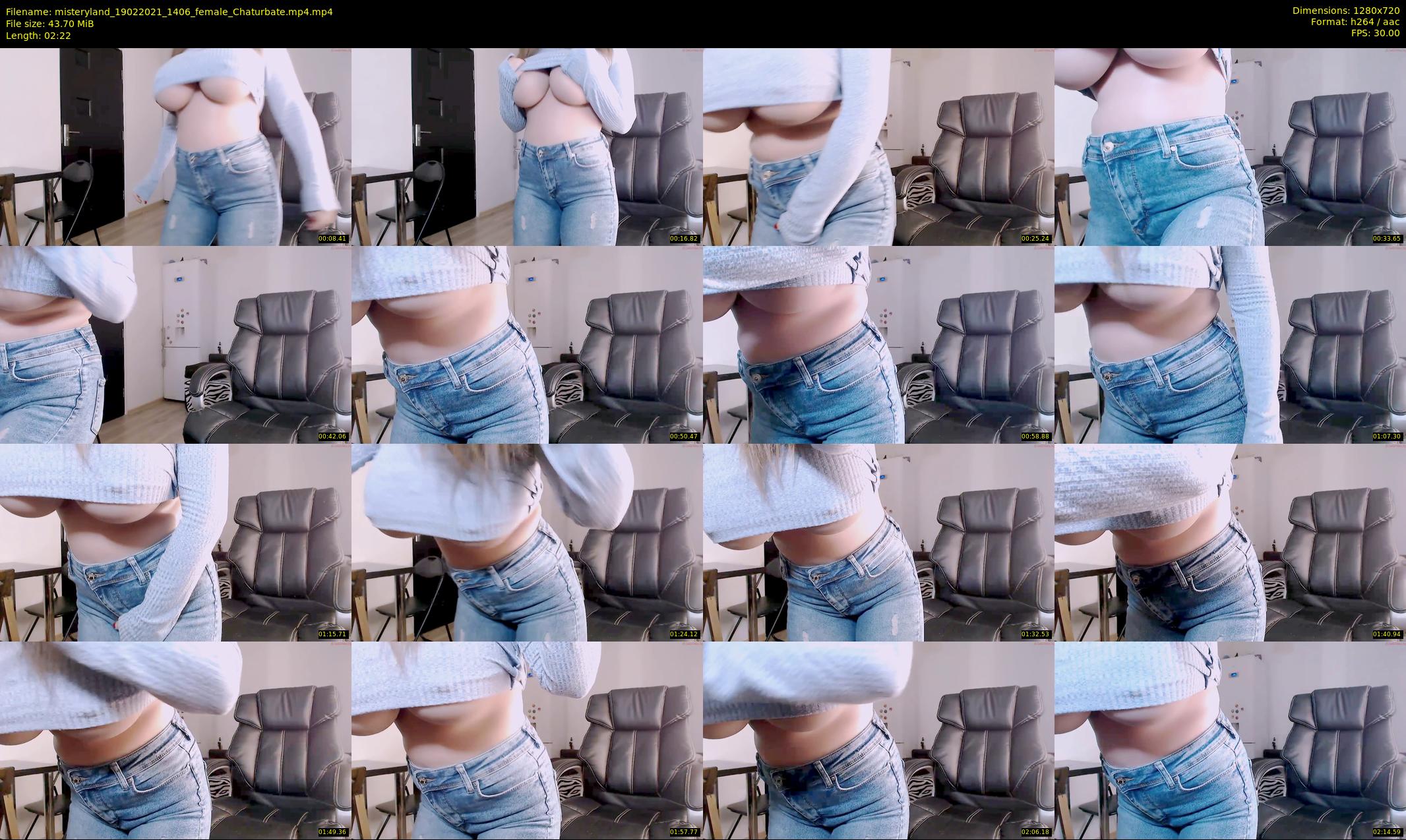 misteryland — 3 minute Chaturbate couple cam show recording, 720p, Feb 19, 2021