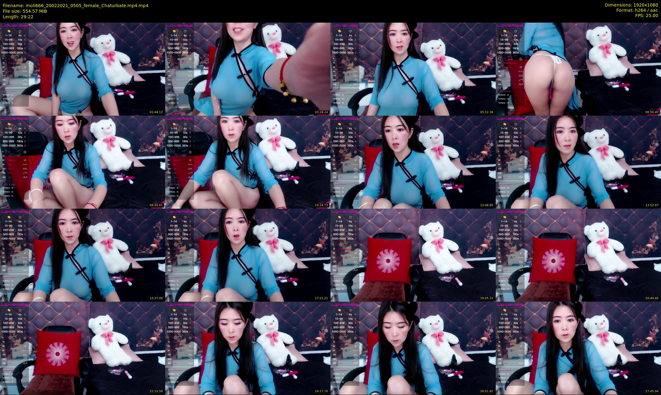 moli666 — 30 minute Chaturbate female cam show recording, 1080p, Feb 20, 2021