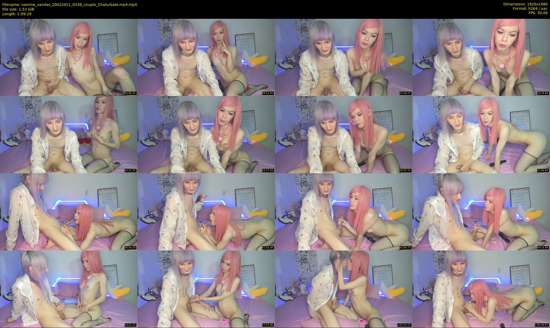 namine_vanitas — 70 minute Chaturbate couple cam show recording, 1080p, Feb 20, 2021